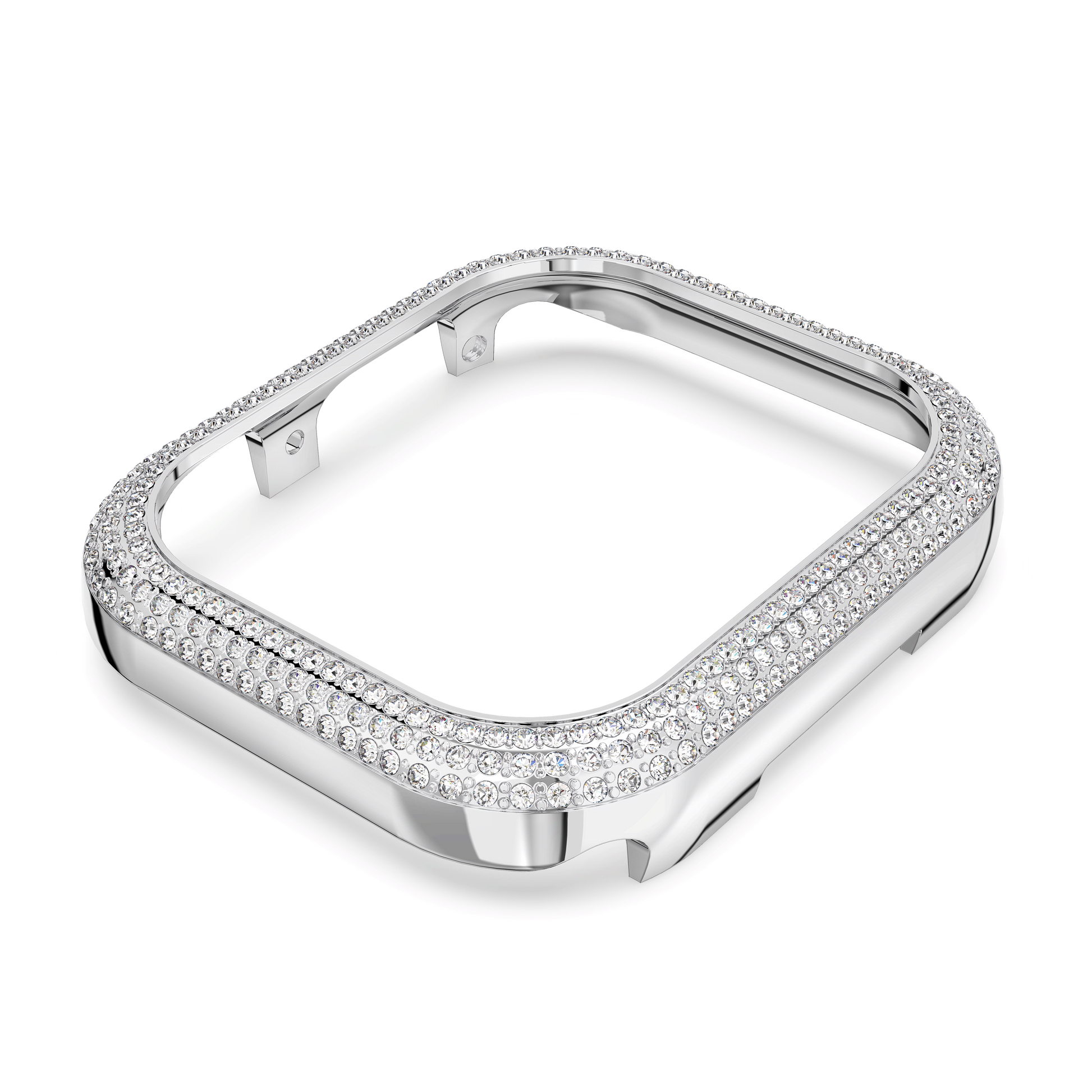 Sparkling case, For Apple Watch® Series 7, 41 mm, Silver tone 5663567