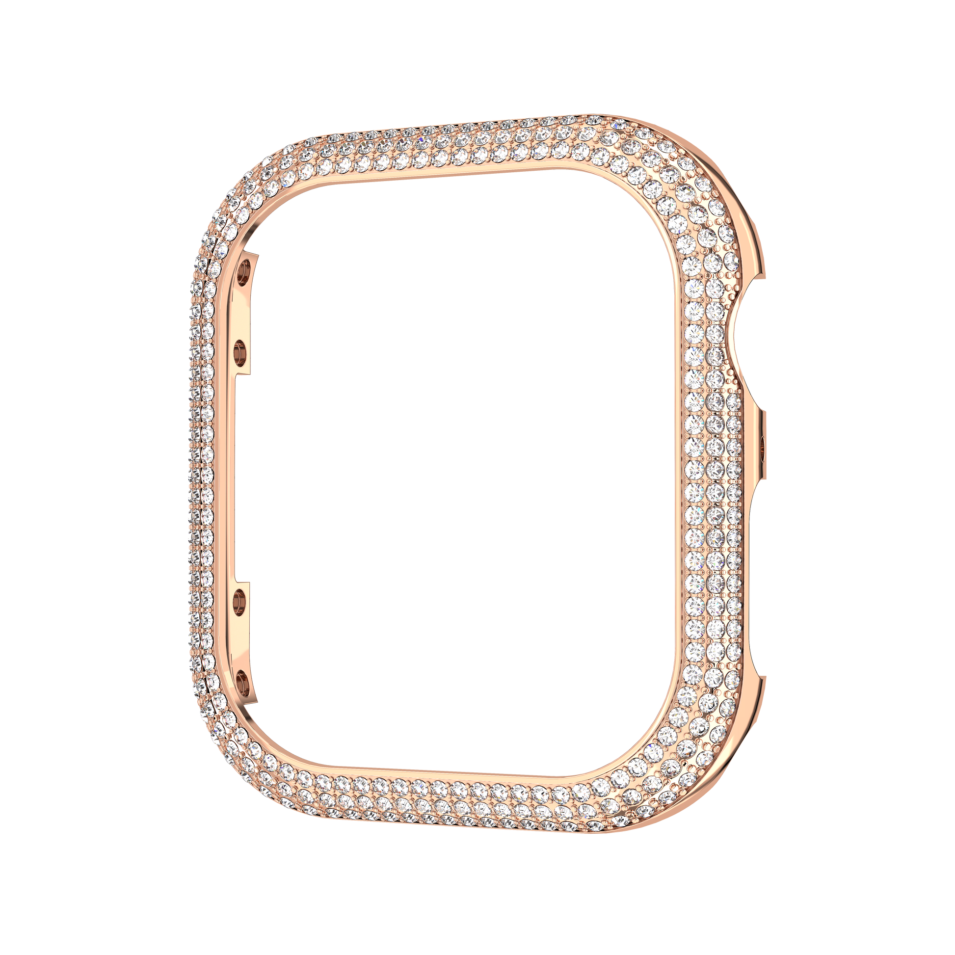 Sparkling case, For Apple Watch® Series 7, 41 mm, Rose gold tone 5663568