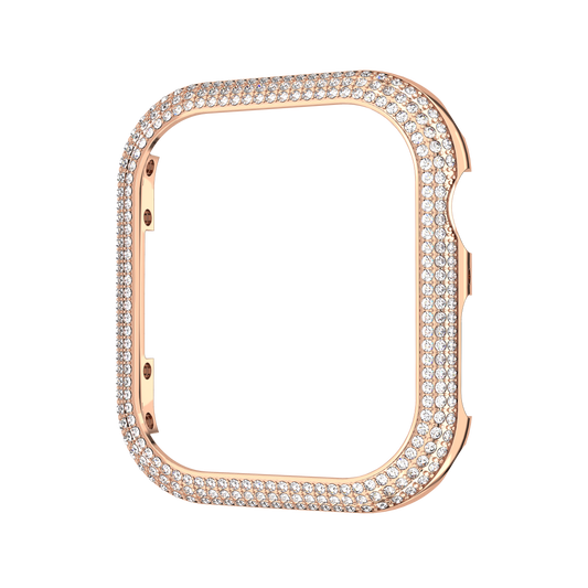 Sparkling case, For Apple Watch® Series 7, 41 mm, Rose gold tone 5663568