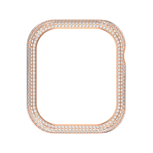 Sparkling case, For Apple Watch® Series 7, 41 mm, Rose gold tone 5663568