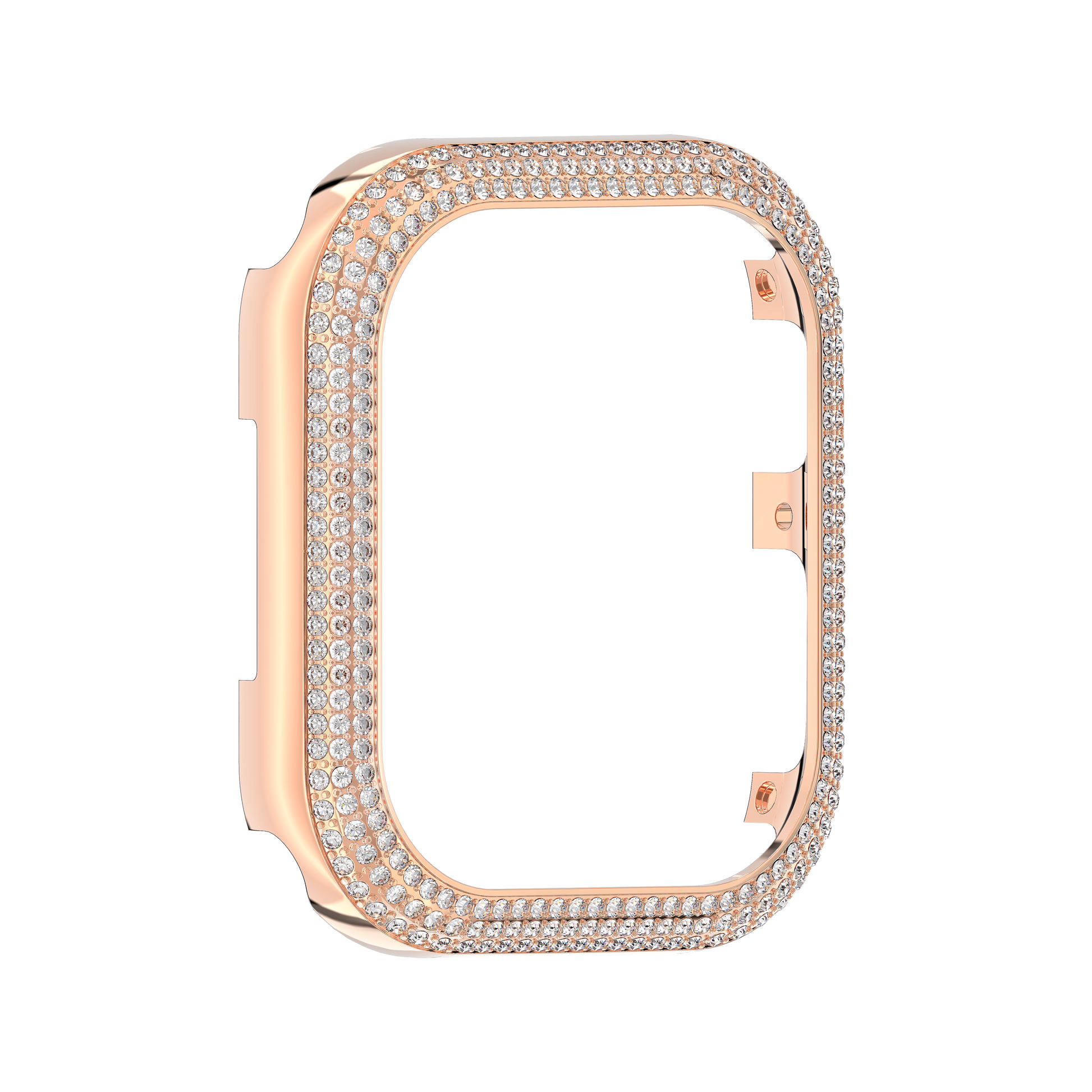 Sparkling case, For Apple Watch® Series 7, 41 mm, Rose gold tone 5663568