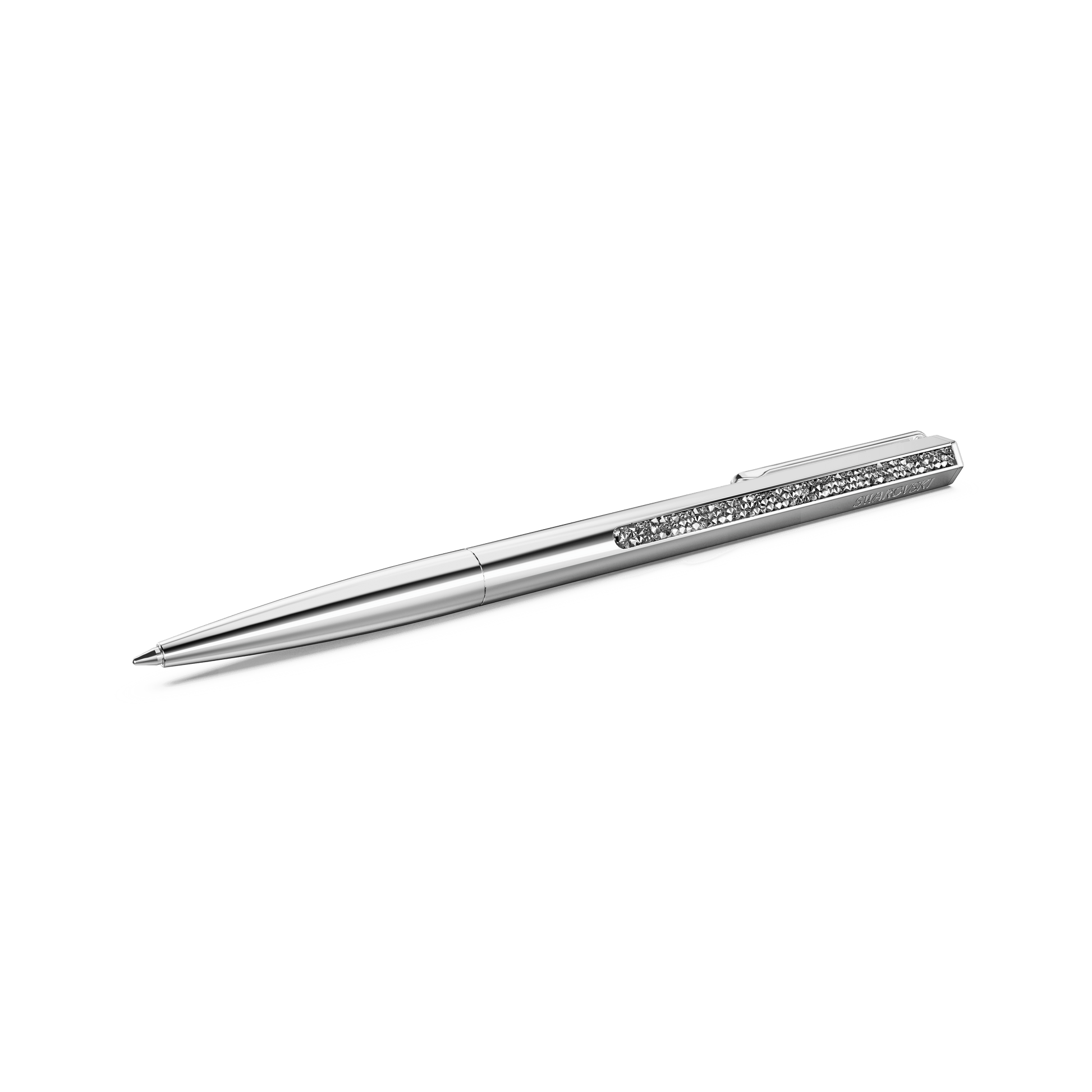Shimmer ballpoint pen, Silver tone, Chrome plated 5668056