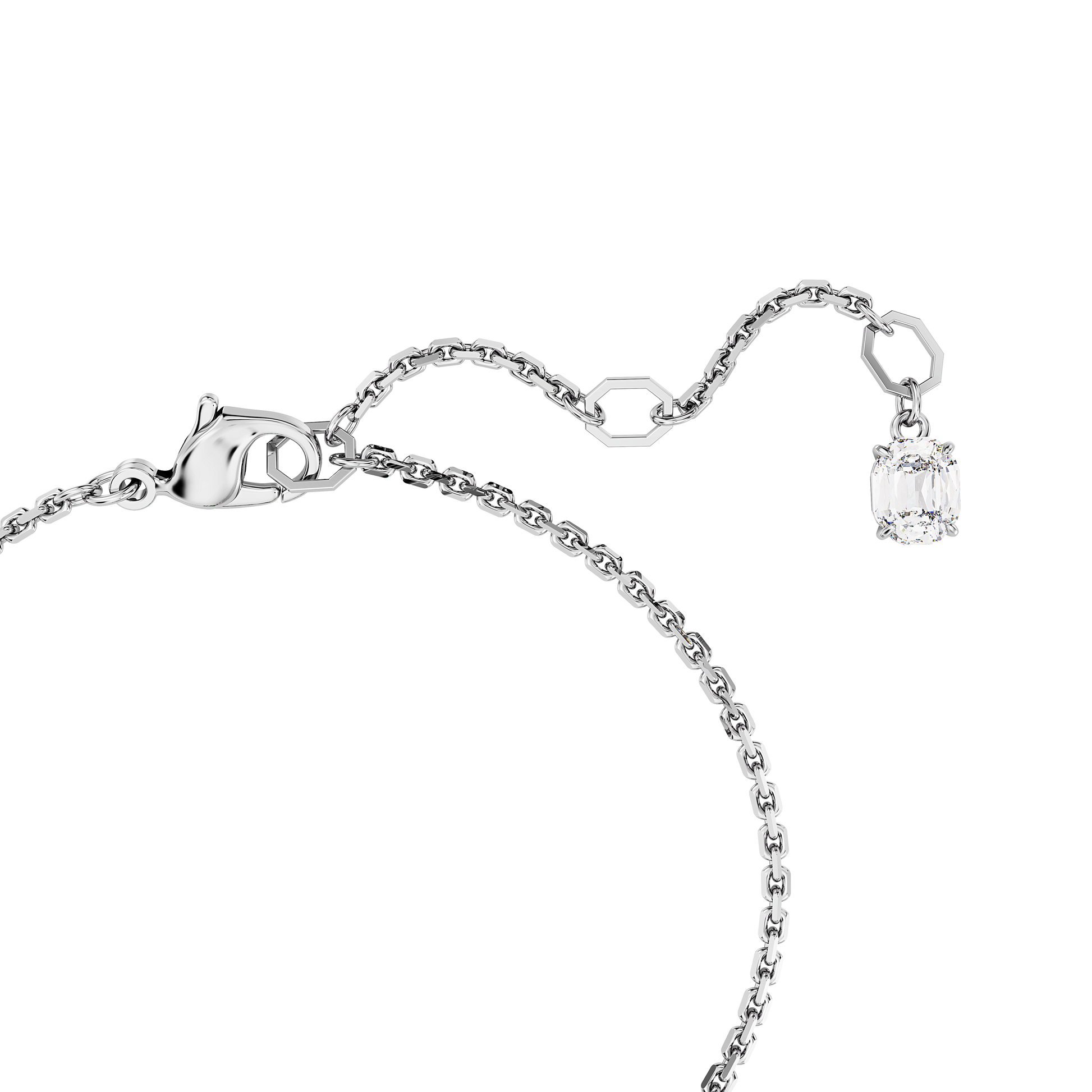 Mesmera bracelet, Mixed cuts, Green, Rhodium plated 5668360