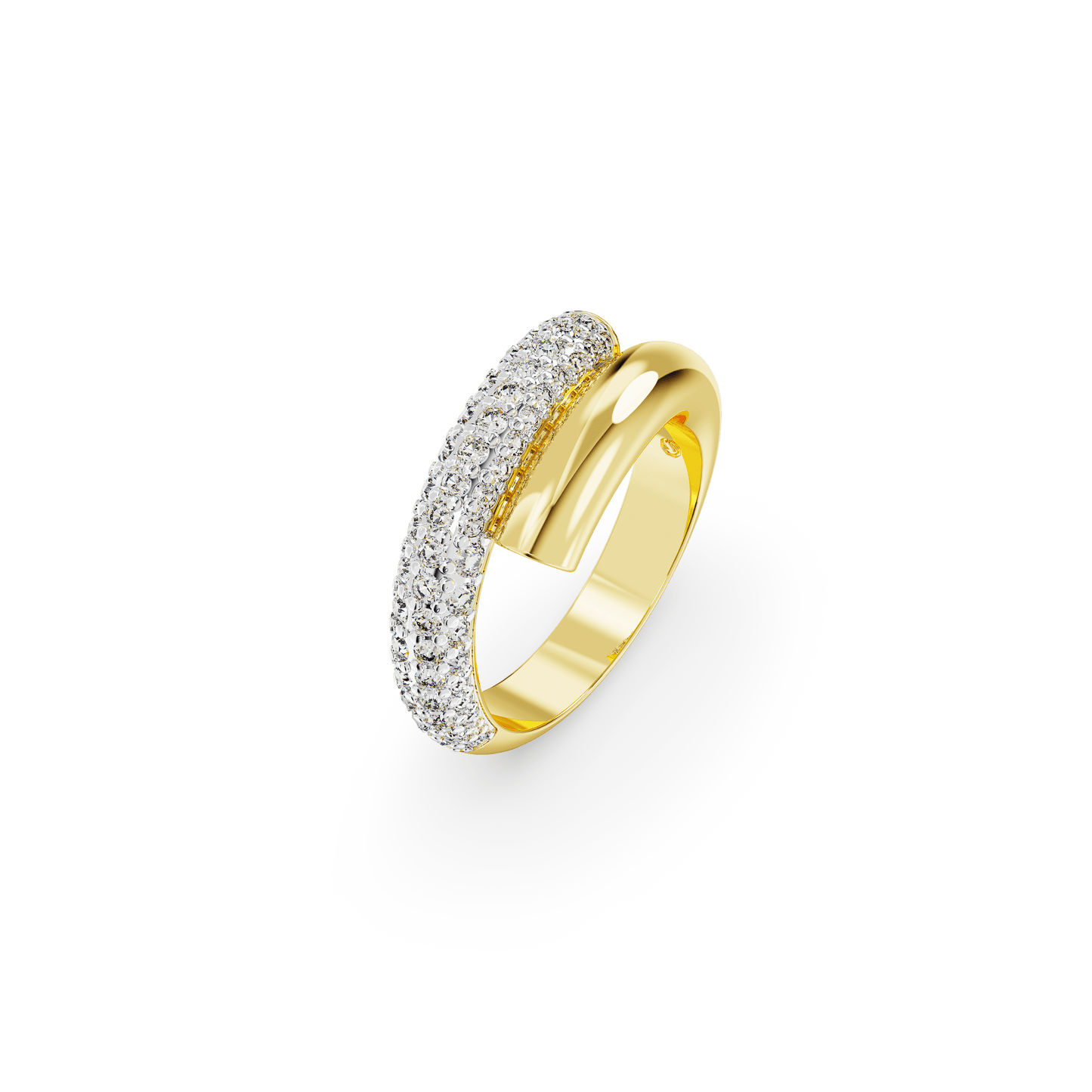 Dextera ring, White, Gold-tone plated 5668810