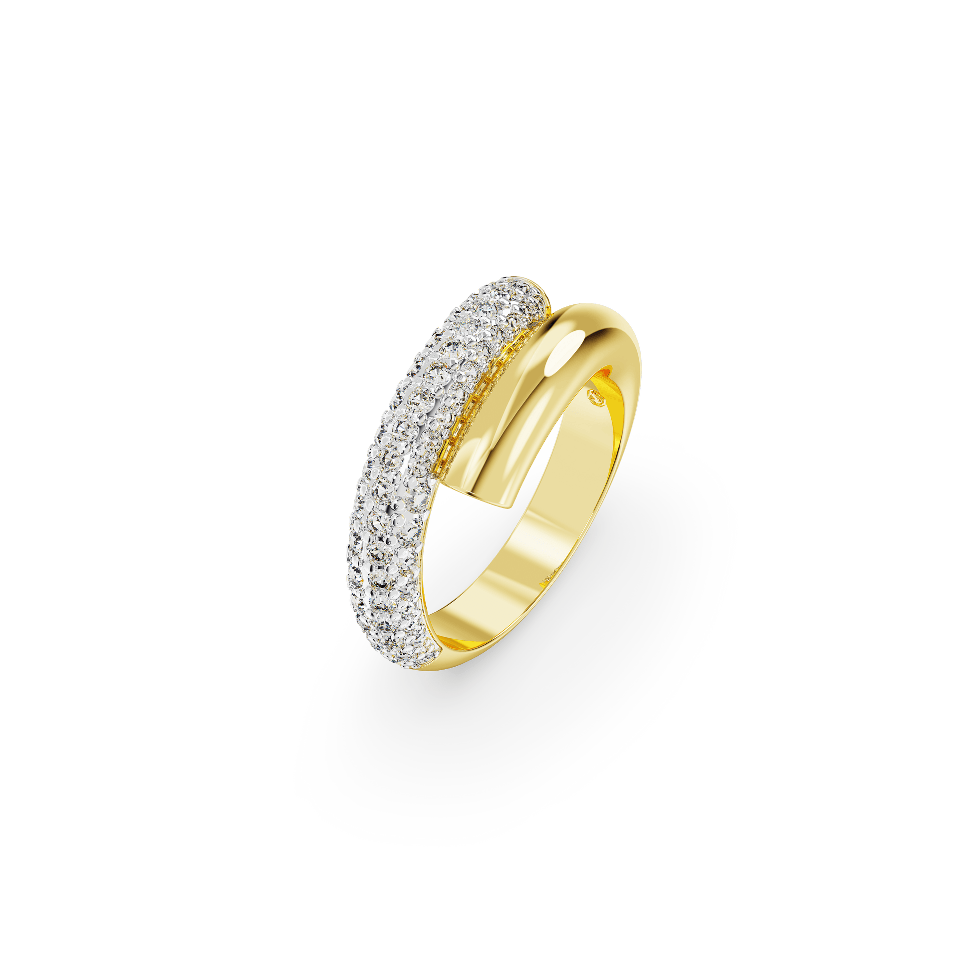 Dextera ring, White, Gold-tone plated 5668810