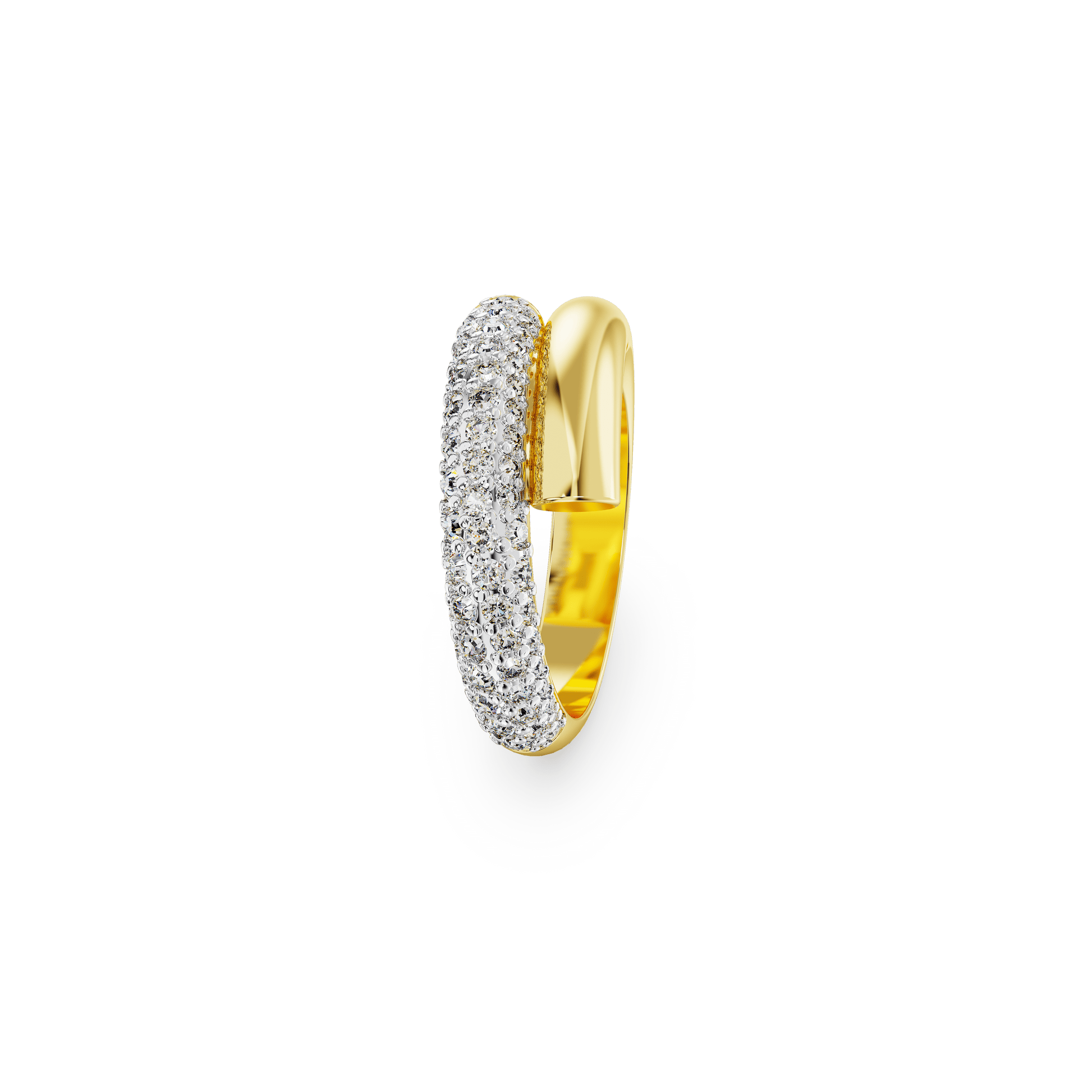 Dextera ring, White, Gold-tone plated 5668810