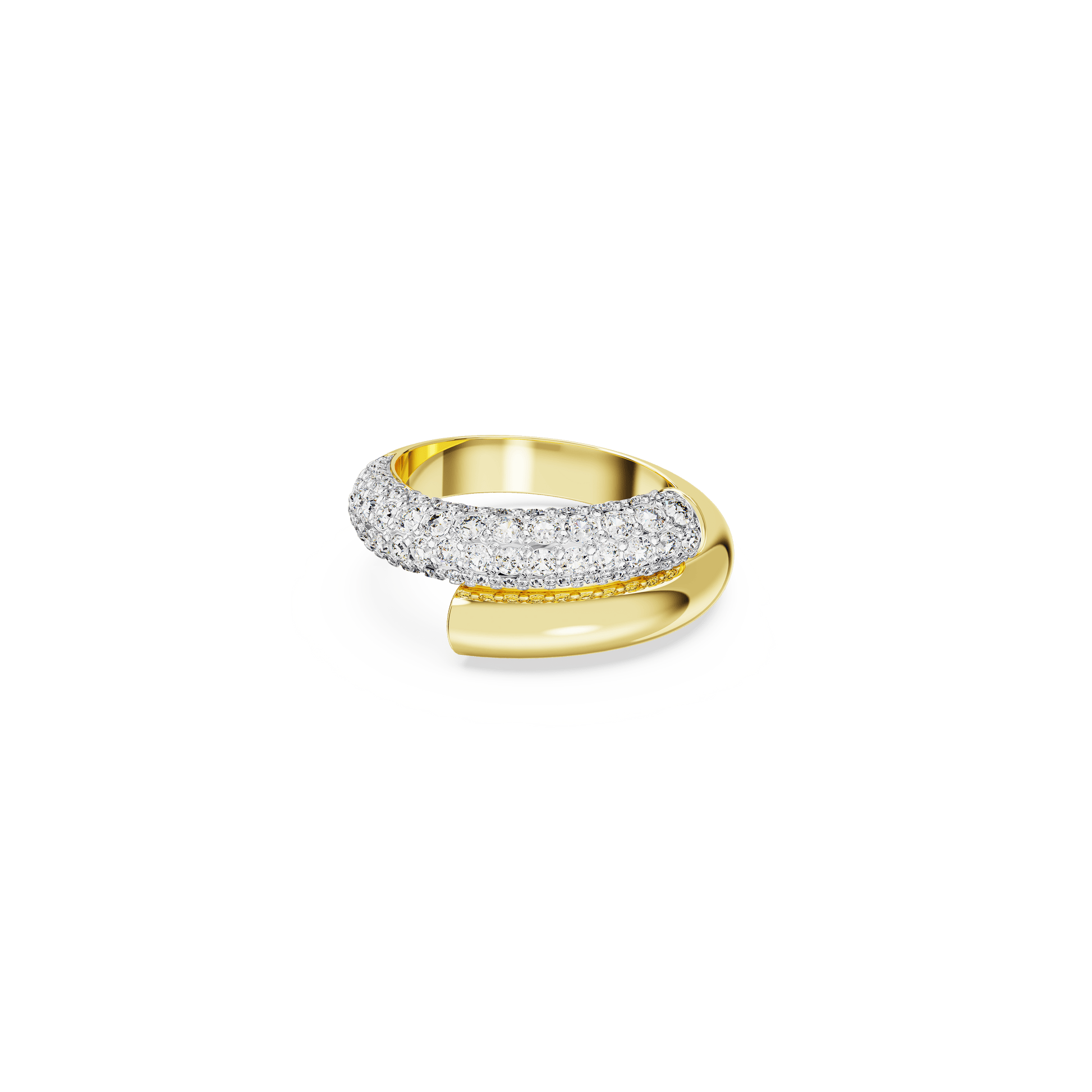 Dextera ring, White, Gold-tone plated 5668815
