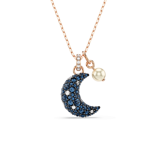 Sublima pendant, Crystal pearl, Moon, Multicolored, Rose gold-tone plated 5671585