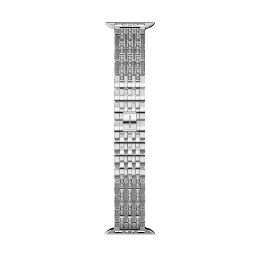 Princess strap, For Apple Watch® 40mm & 41mm, Silver tone, Stainless steel 5672167