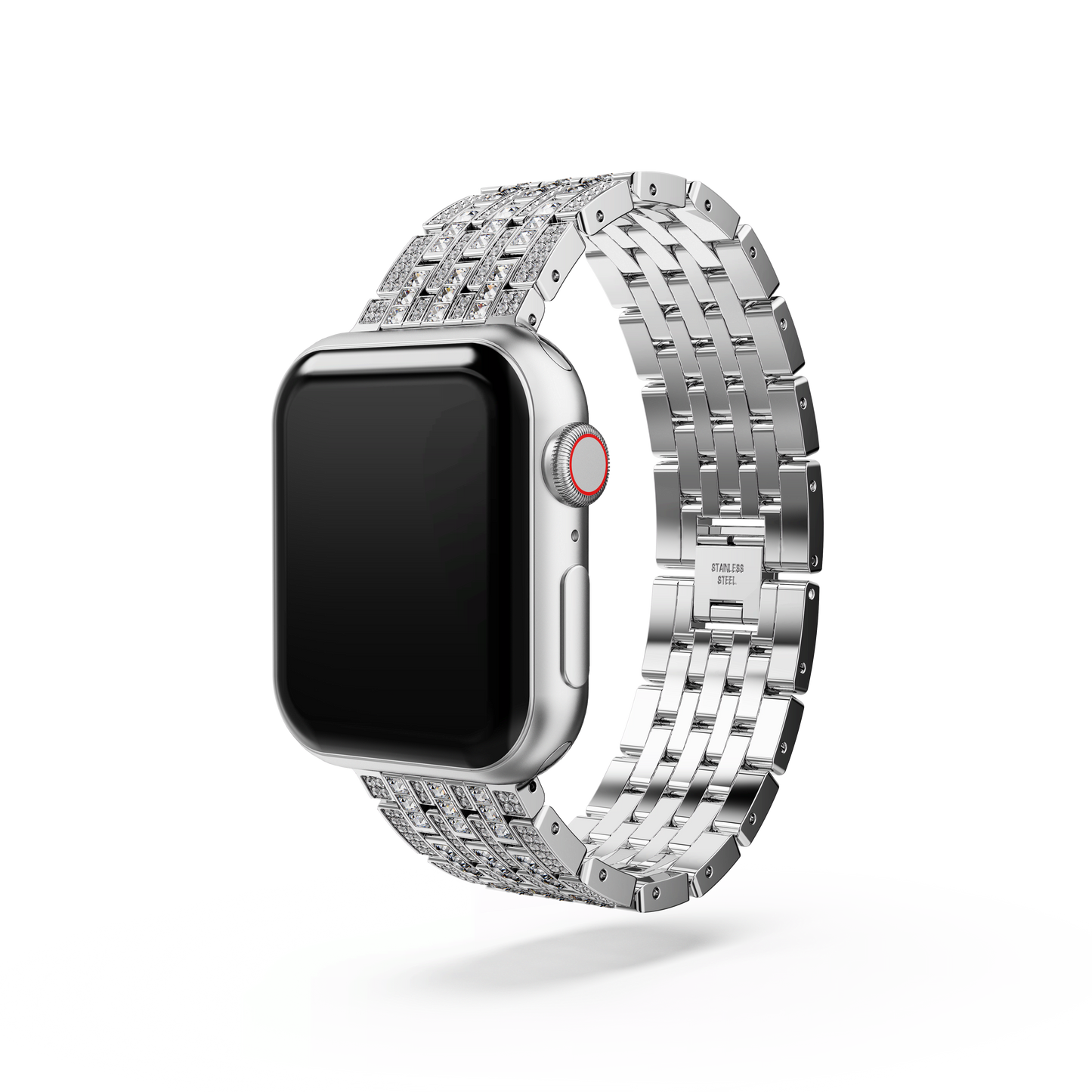 Princess strap, For Apple Watch® 40mm & 41mm, Silver tone, Stainless steel 5672167