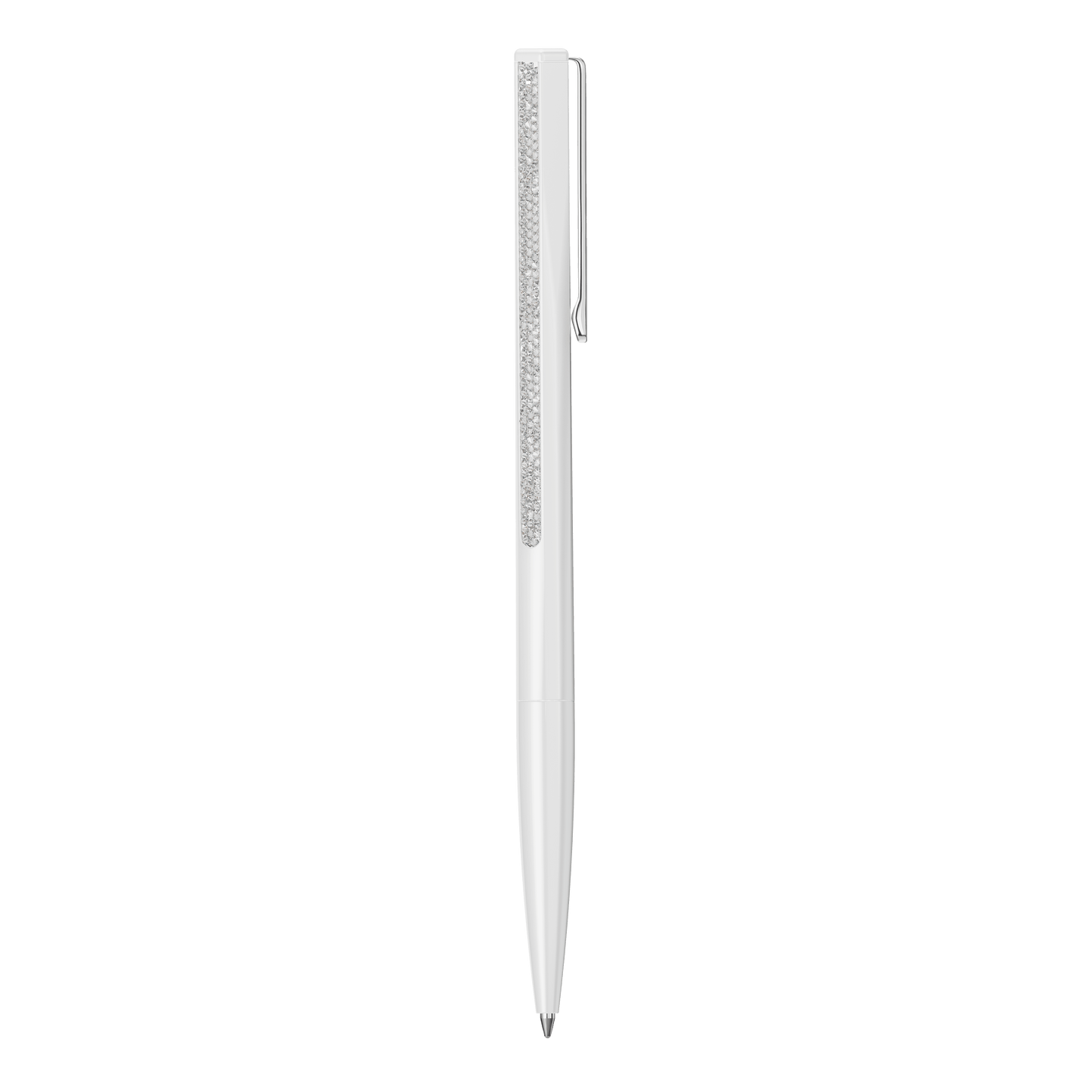 Shimmer ballpoint pen, White lacquered, Chrome plated 5678183