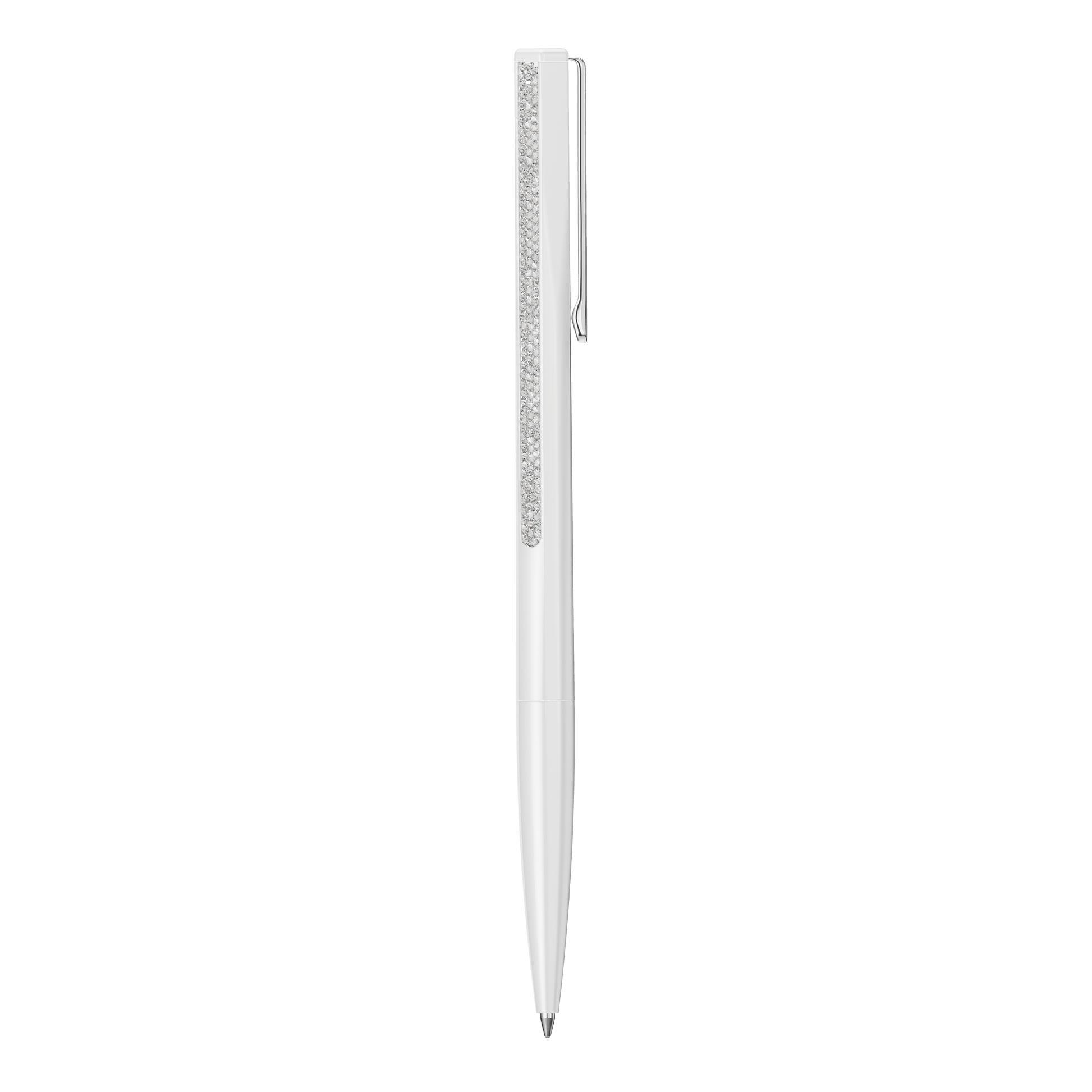 Shimmer ballpoint pen, White lacquered, Chrome plated 5678183