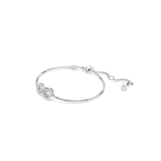 Hyperbola bracelet, Infinity, White, Rhodium plated 5679664