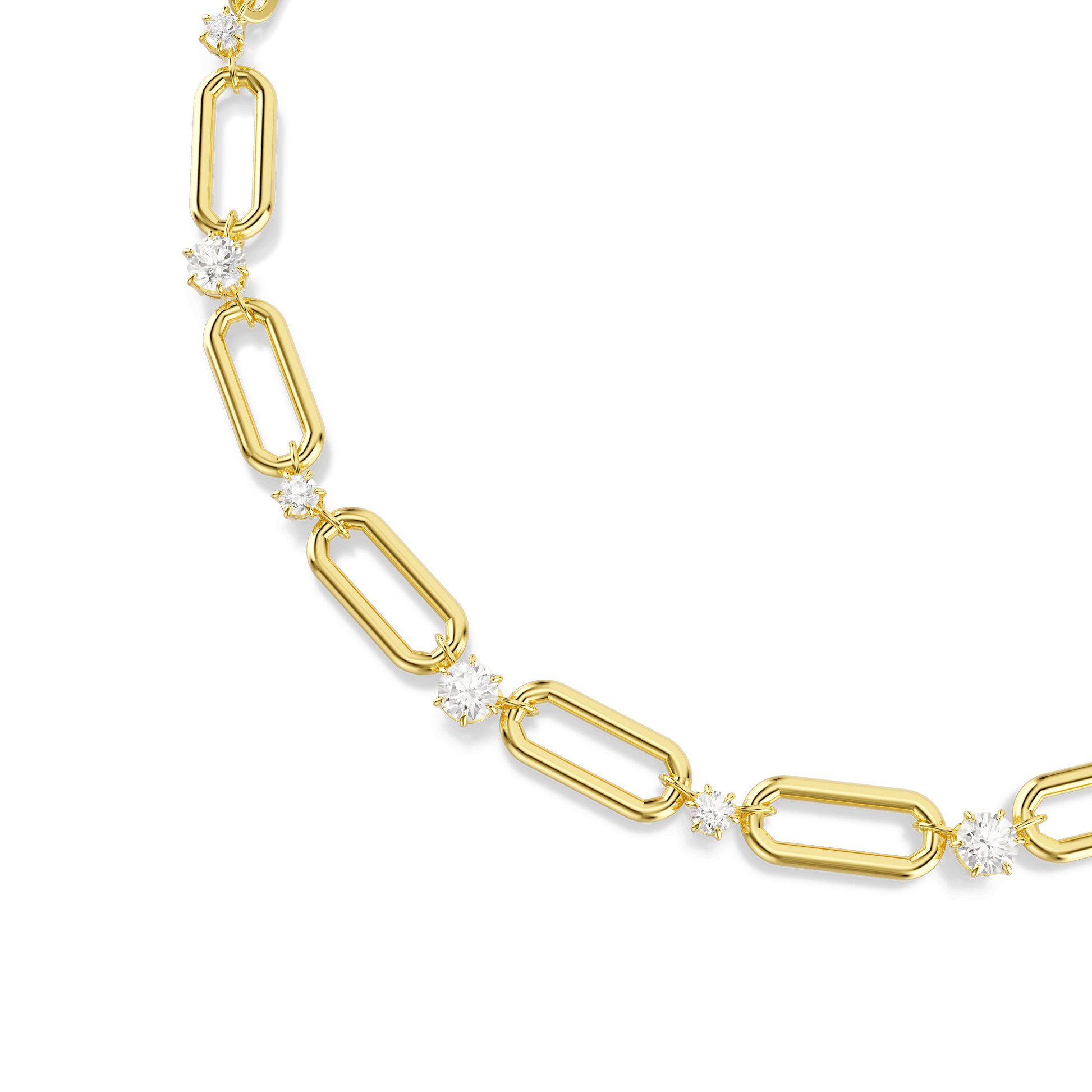 Constella necklace, White, Gold-tone plated 5683354