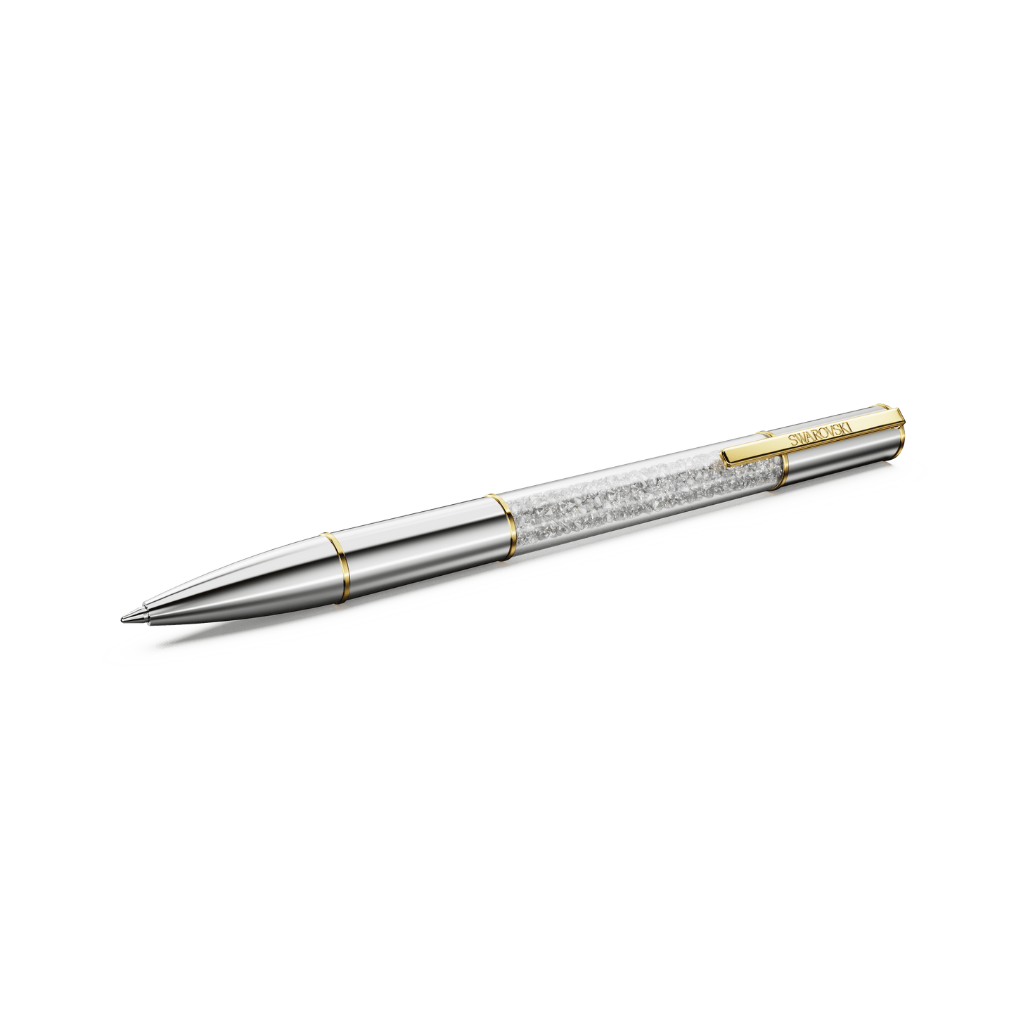 Crystalline ballpoint pen, Silver tone, Mixed metal finish 5688637