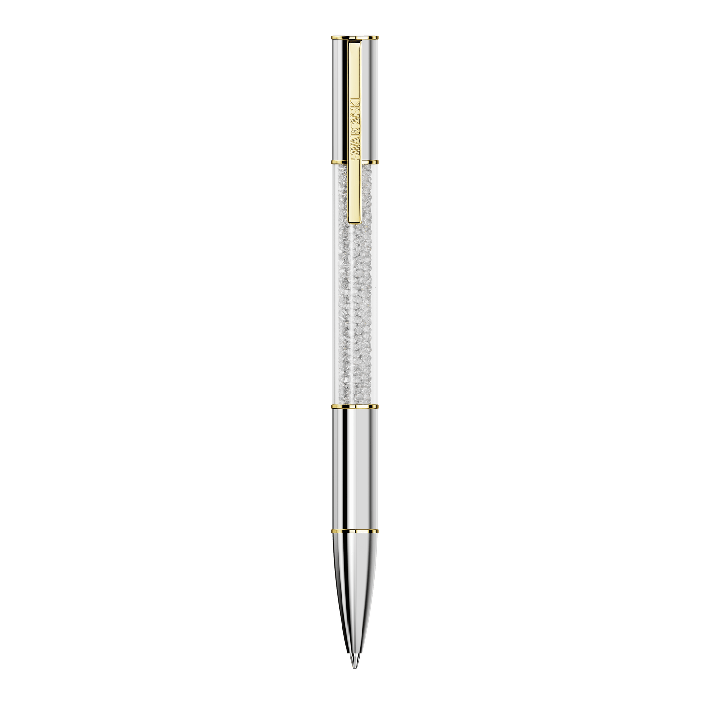 Crystalline ballpoint pen, Silver tone, Mixed metal finish 5688637