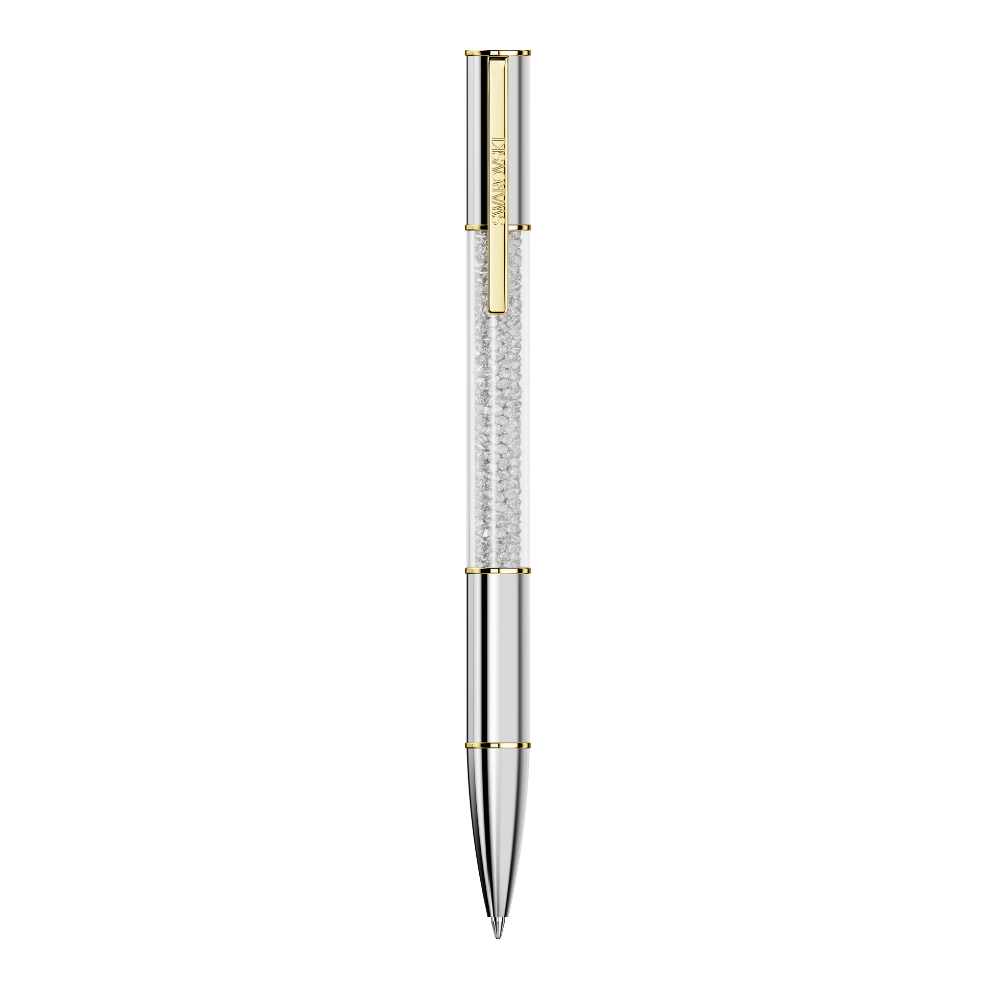 Crystalline ballpoint pen, Silver tone, Mixed metal finish 5688637