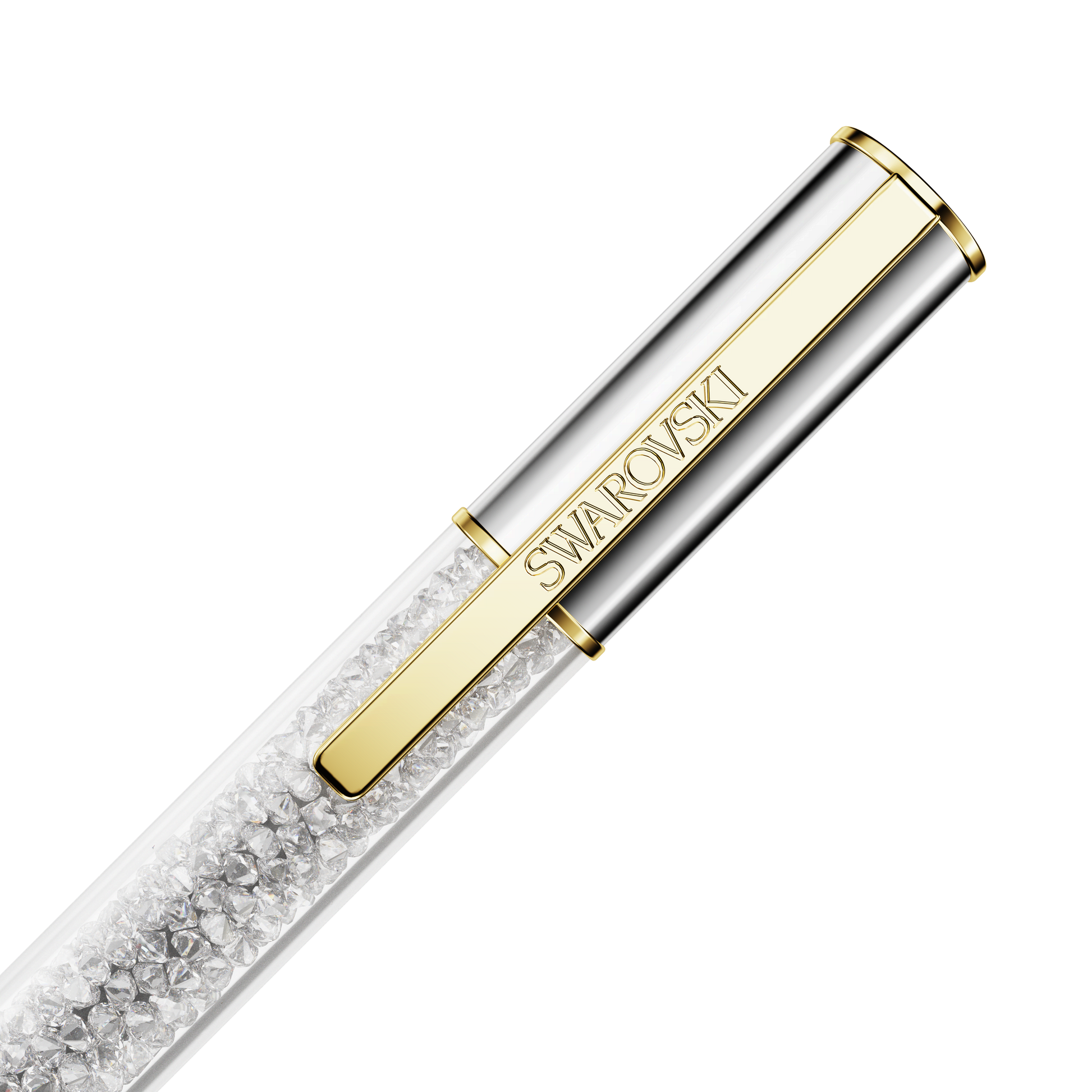 Crystalline ballpoint pen, Silver tone, Mixed metal finish 5688637