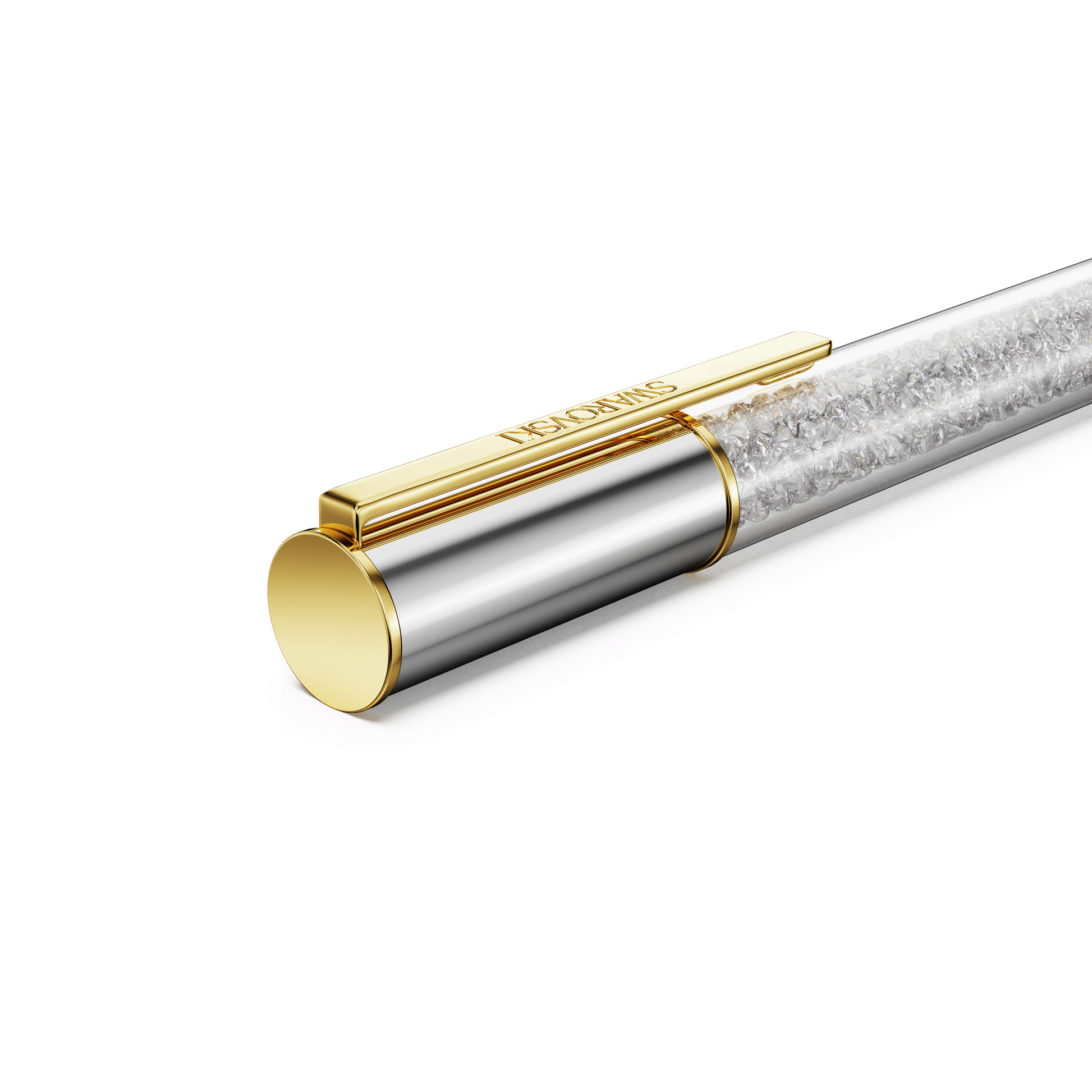 Crystalline ballpoint pen, Silver tone, Mixed metal finish 5688637
