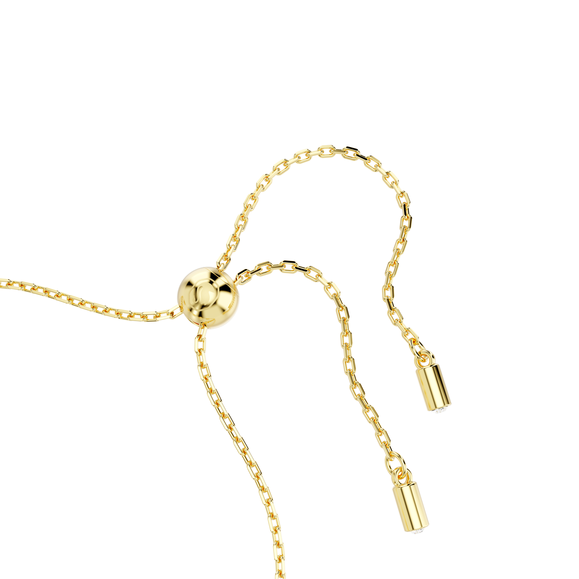 Symbolica bracelet, Crystal pearl, Clover, evil eye and horseshoe, Blue, Gold-tone plated 5692162