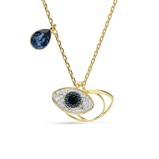 Symbolica pendant, Evil eye, Blue, Gold-tone plated 5692178