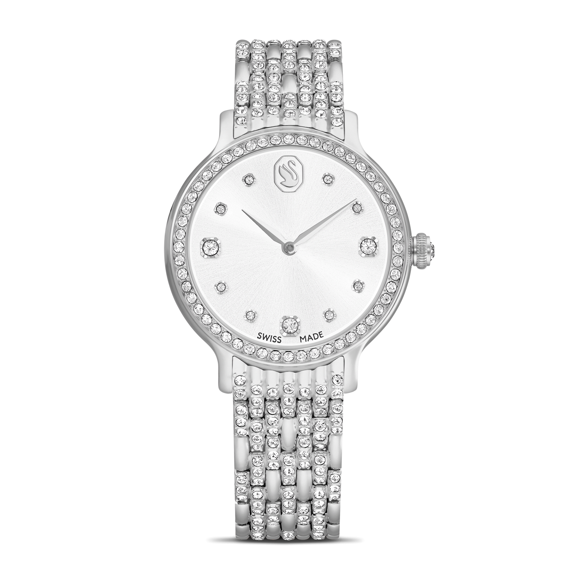 Imber watch, Swiss Made, Metal bracelet, Silver tone, Stainless Steel 5693634