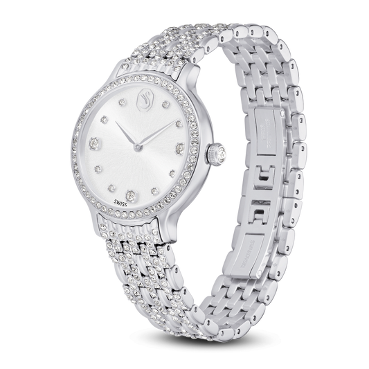 Imber watch, Swiss Made, Metal bracelet, Silver tone, Stainless Steel 5693634