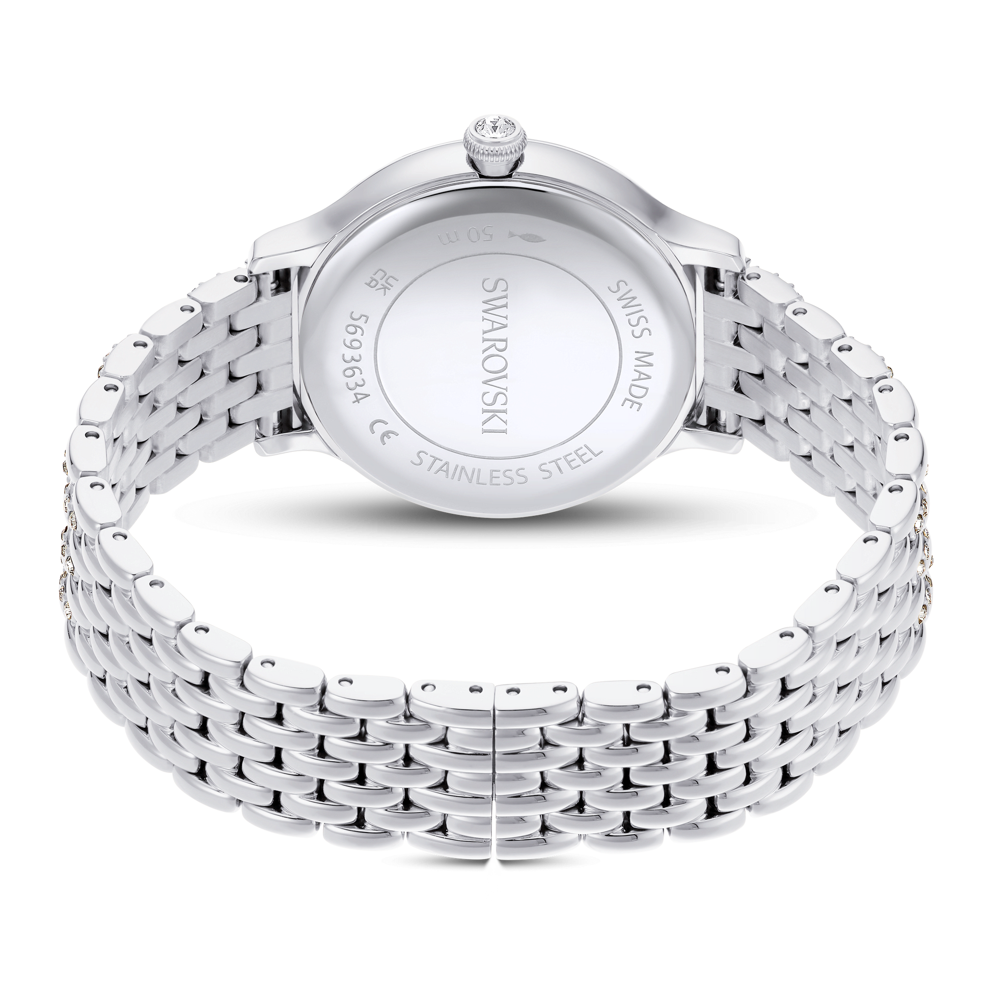 Imber watch, Swiss Made, Metal bracelet, Silver tone, Stainless Steel 5693634
