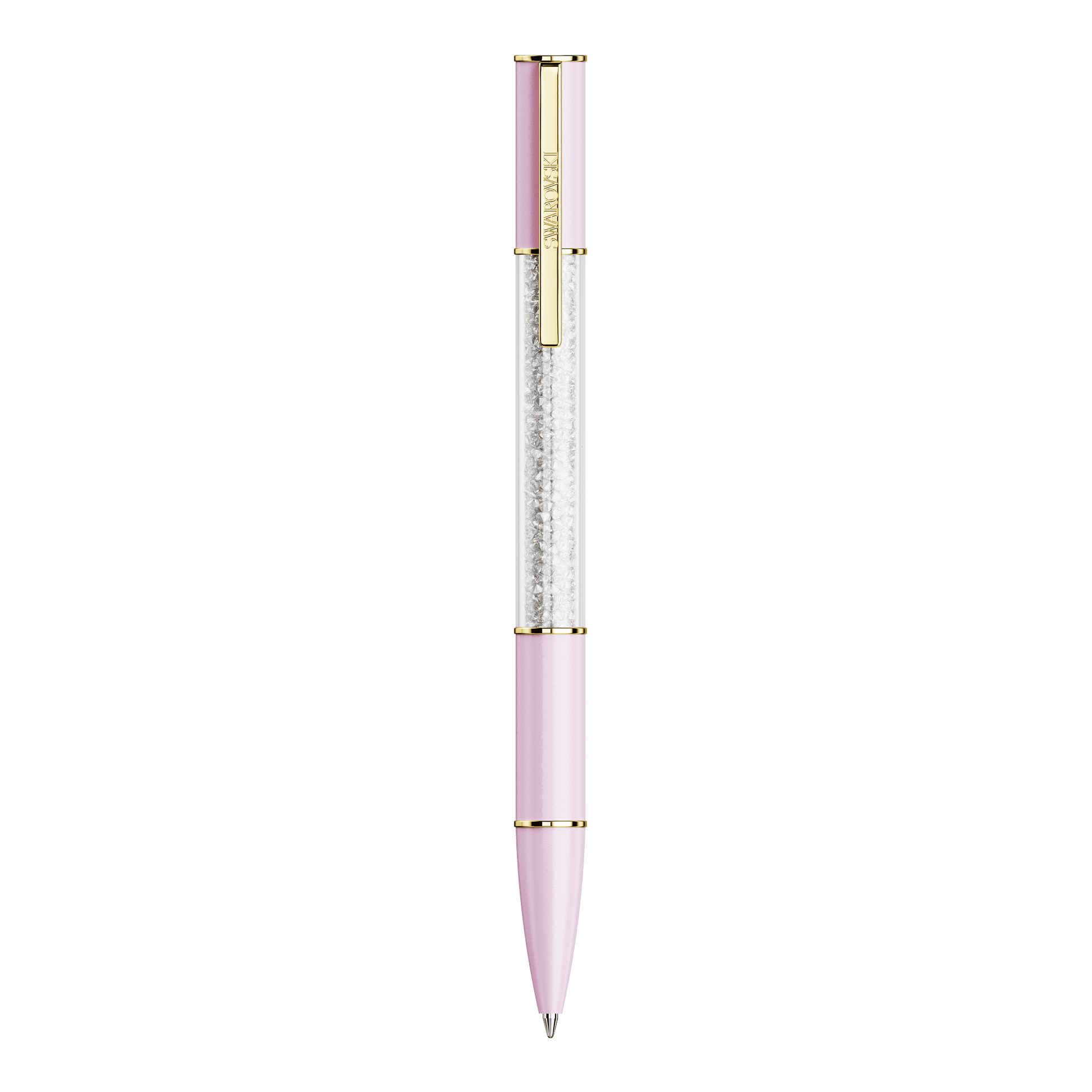 Crystalline ballpoint pen, Pink, Gold-tone plated 5693725