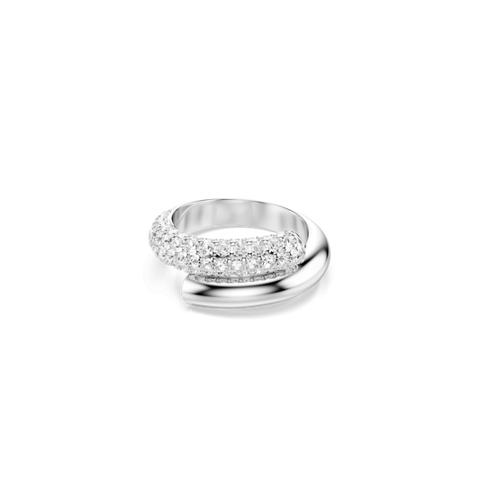 Dextera ring, White, Rhodium plated 5695934