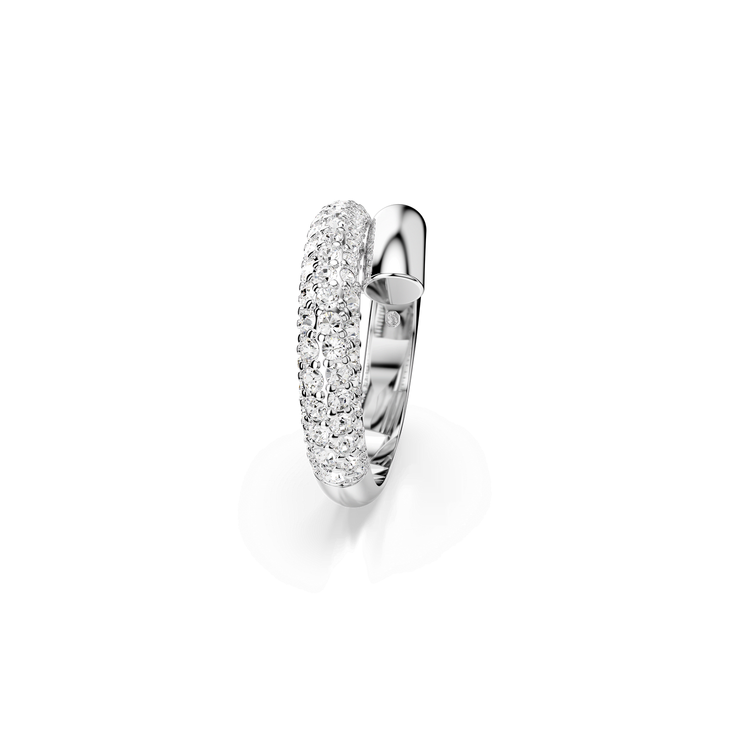 Dextera ring, White, Rhodium plated 5695938