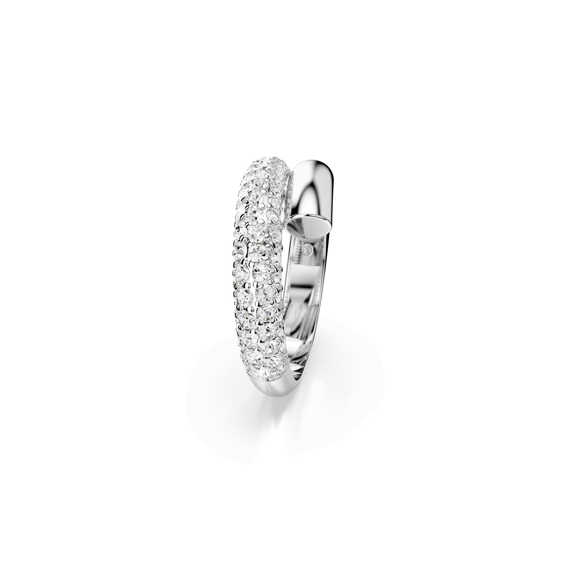 Dextera ring, White, Rhodium plated 5695938
