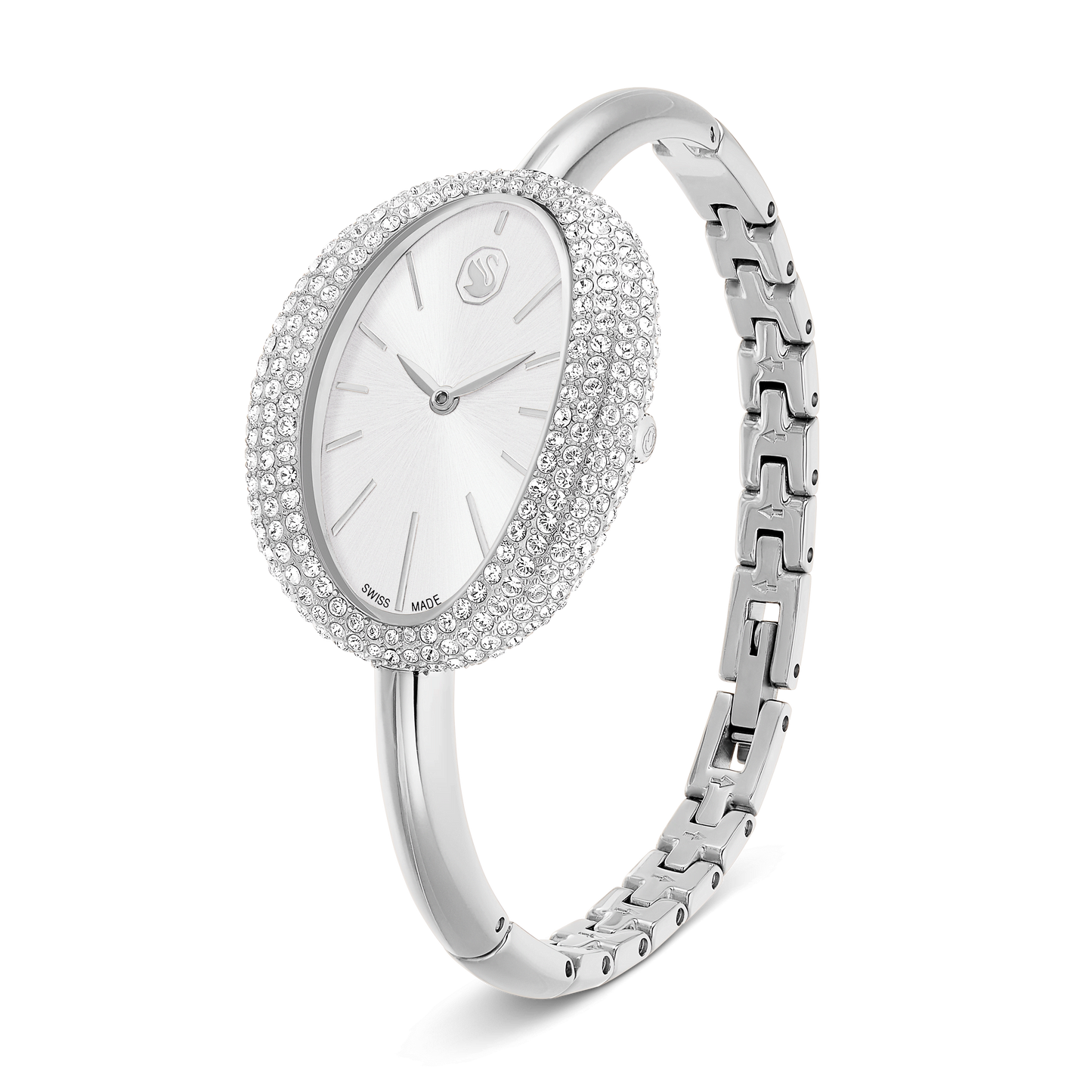 Imber watch, Swiss Made, Metal bracelet, Silver tone, Stainless steel 5705419