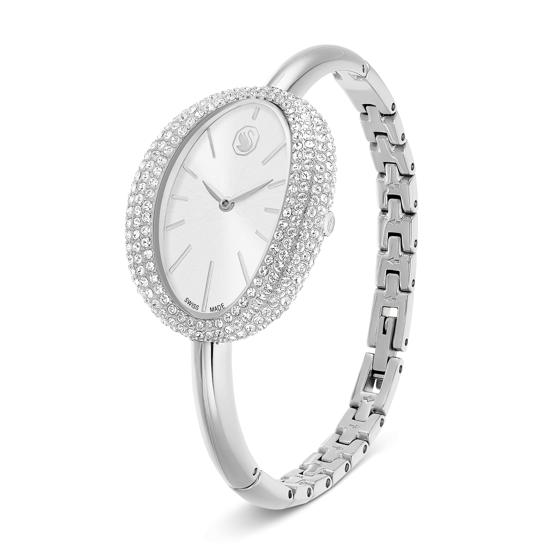 Imber watch, Swiss Made, Metal bracelet, Silver tone, Stainless steel 5705419