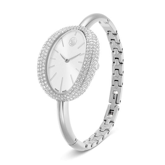 Imber watch, Swiss Made, Metal bracelet, Silver tone, Stainless steel 5705419