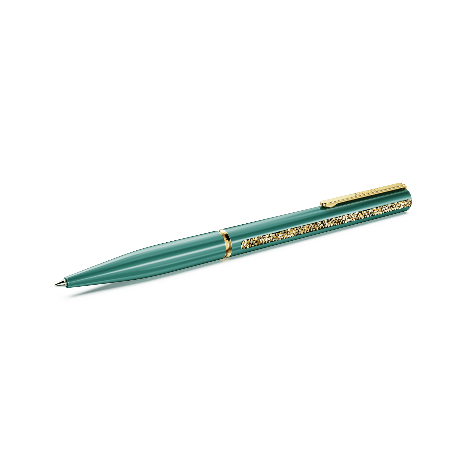 Shimmer ballpoint pen, Green, Green lacquered, Gold-tone plated 5707708