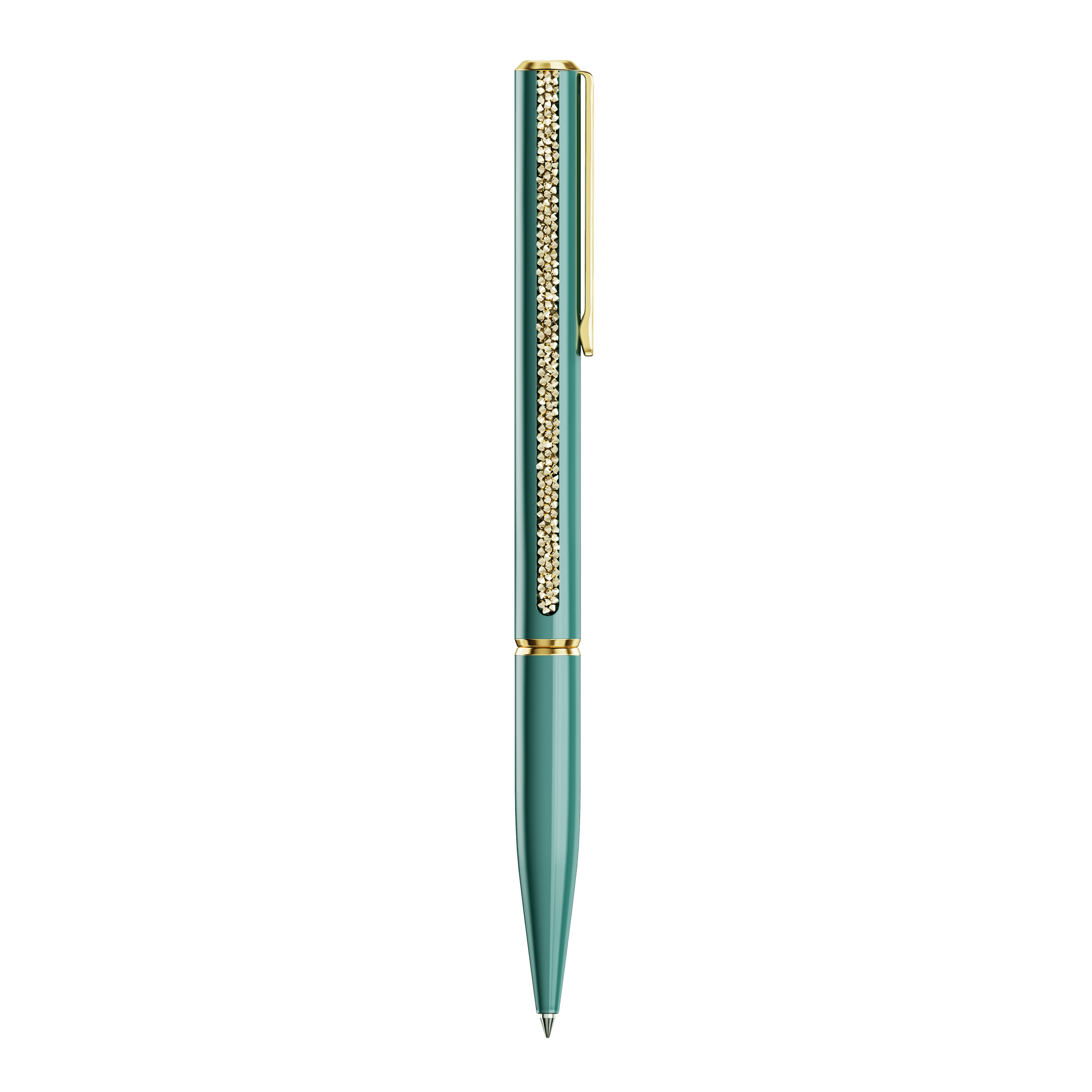 Shimmer ballpoint pen, Green, Green lacquered, Gold-tone plated 5707708