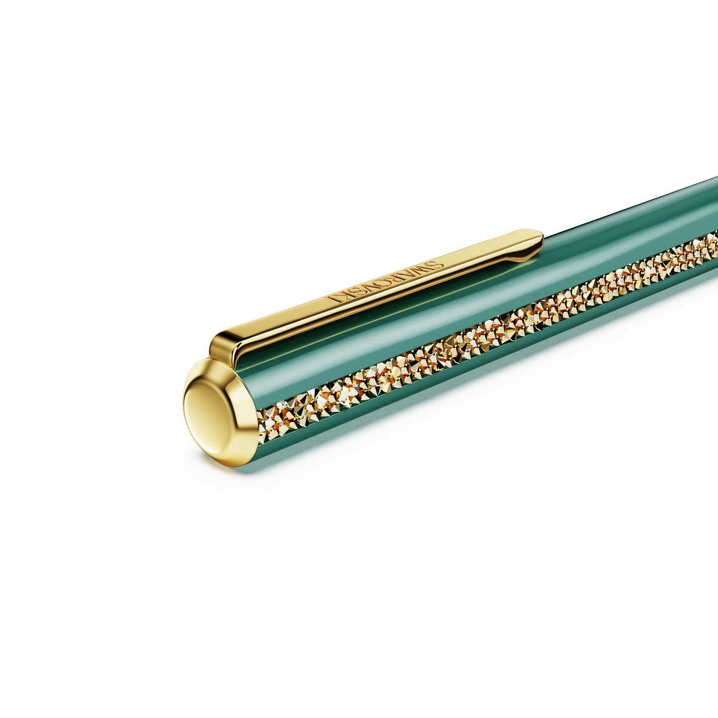 Shimmer ballpoint pen, Green, Green lacquered, Gold-tone plated 5707708