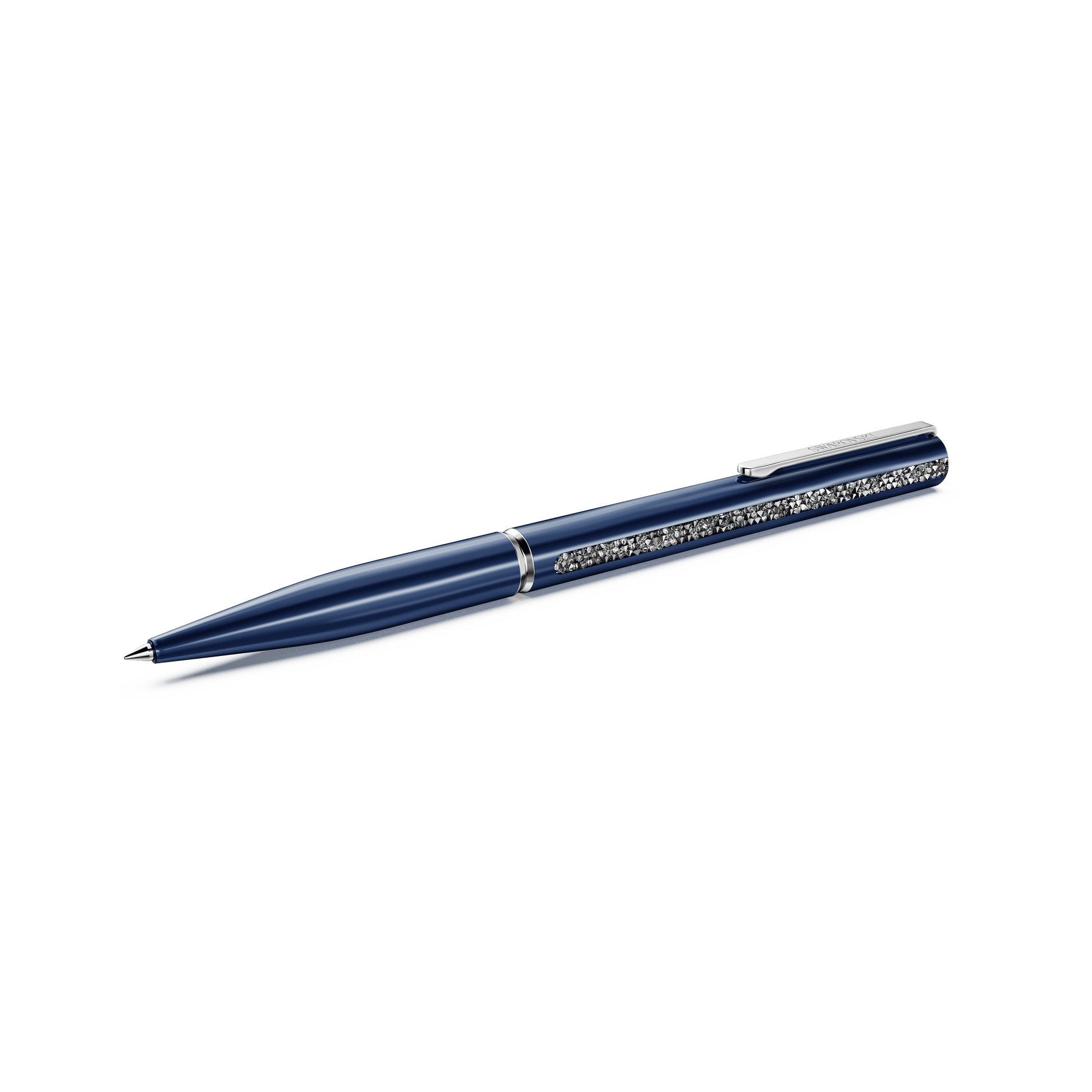 Shimmer ballpoint pen, Blue, Blue lacquered, Chrome plated 5707709