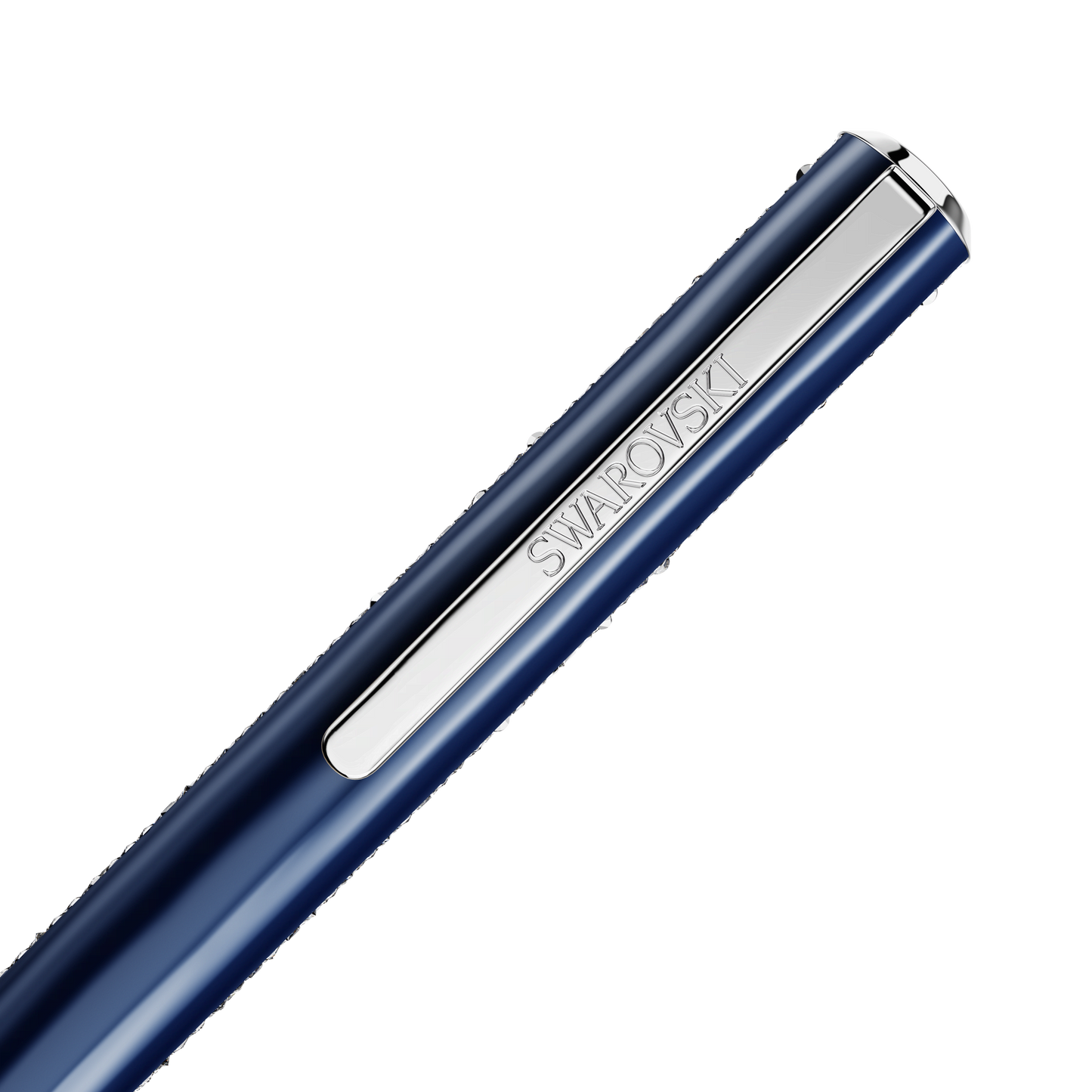 Shimmer ballpoint pen, Blue, Blue lacquered, Chrome plated 5707709