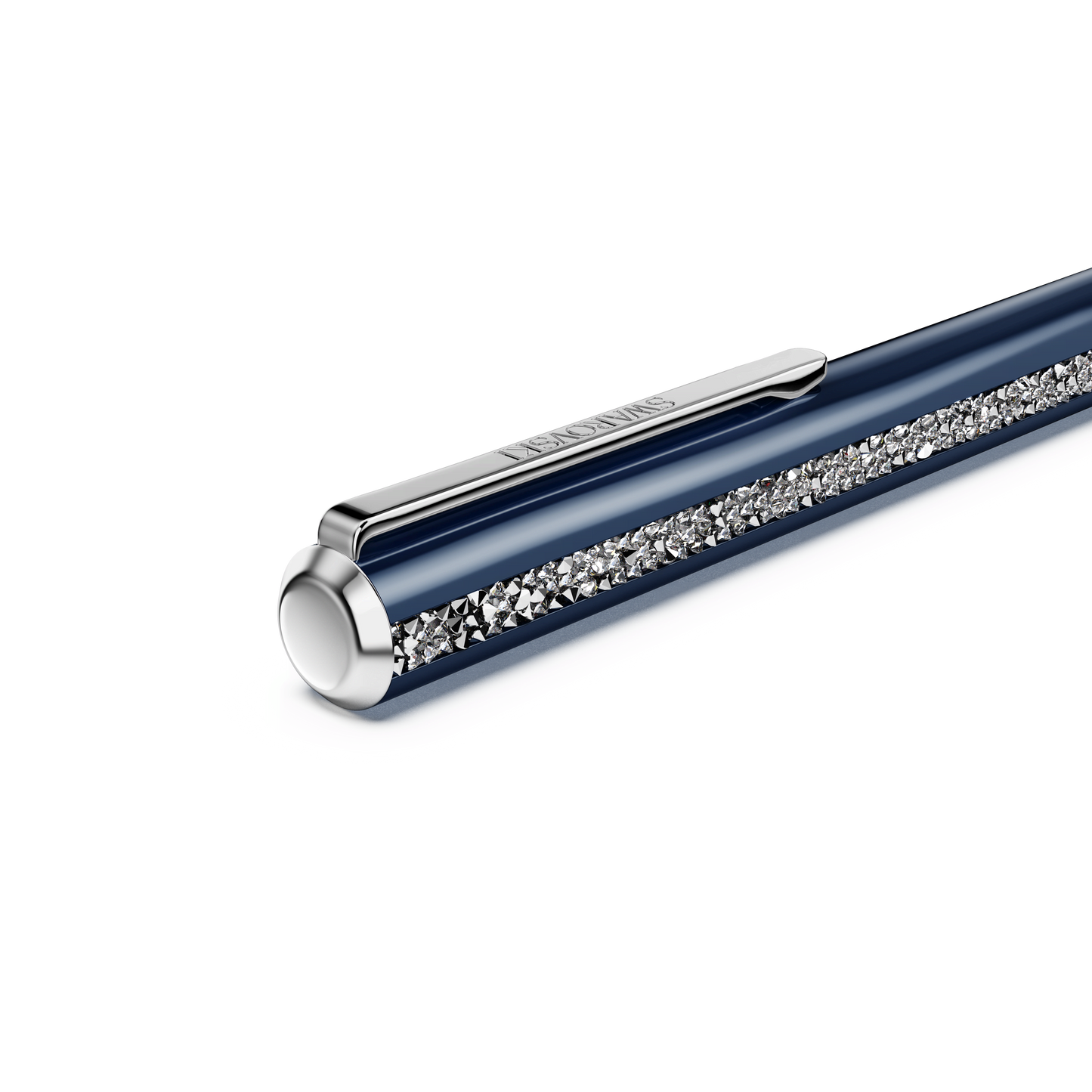 Shimmer ballpoint pen, Blue, Blue lacquered, Chrome plated 5707709