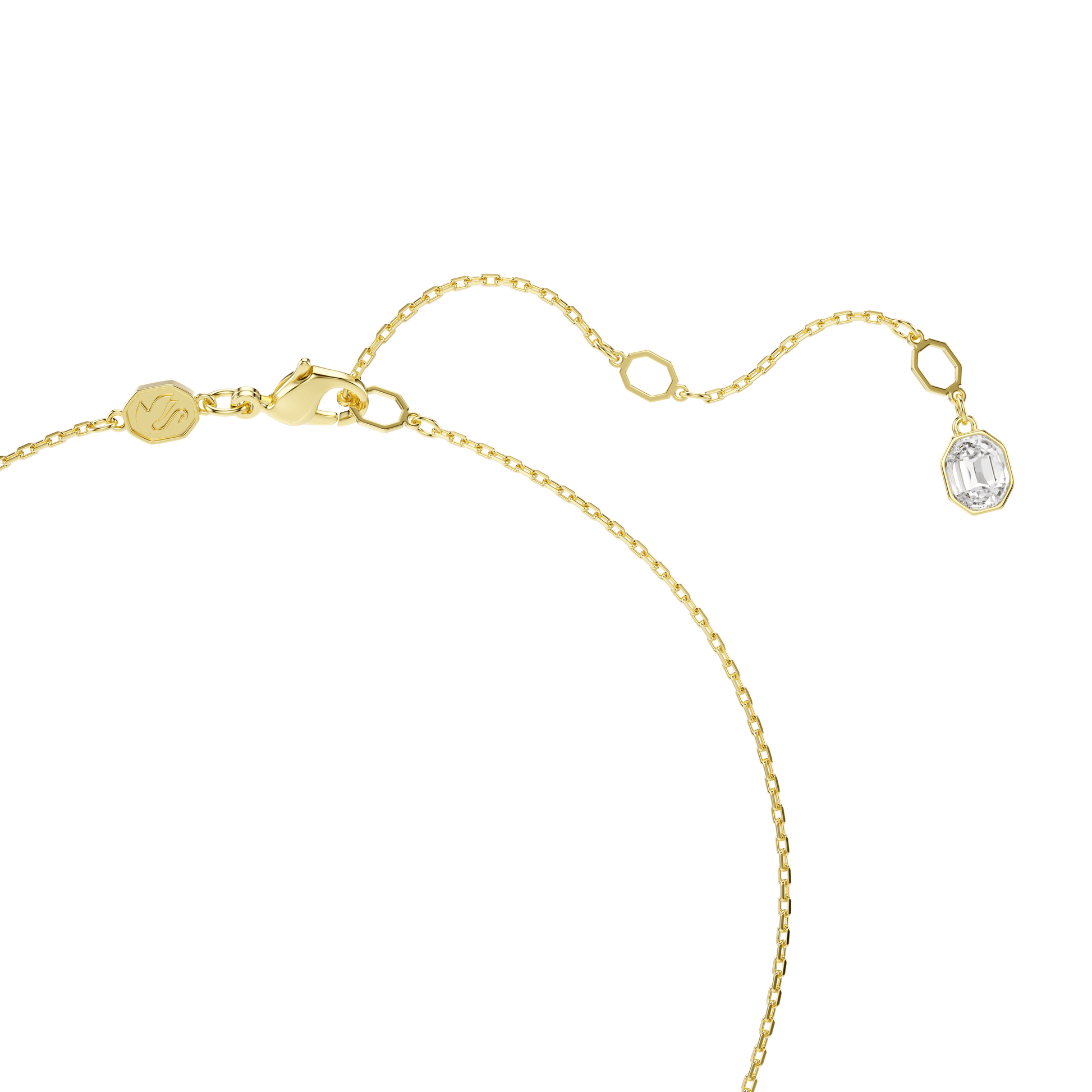 Idyllia pendant, Mixed cuts, Flower, Blue, Gold-tone plated 5709029