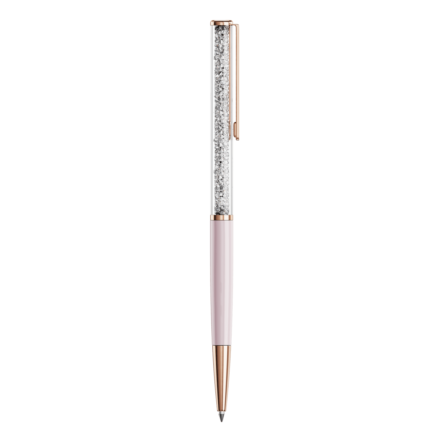 Crystalline ballpoint pen, Pink, Pink lacquered, Rose gold-tone plated 5709614