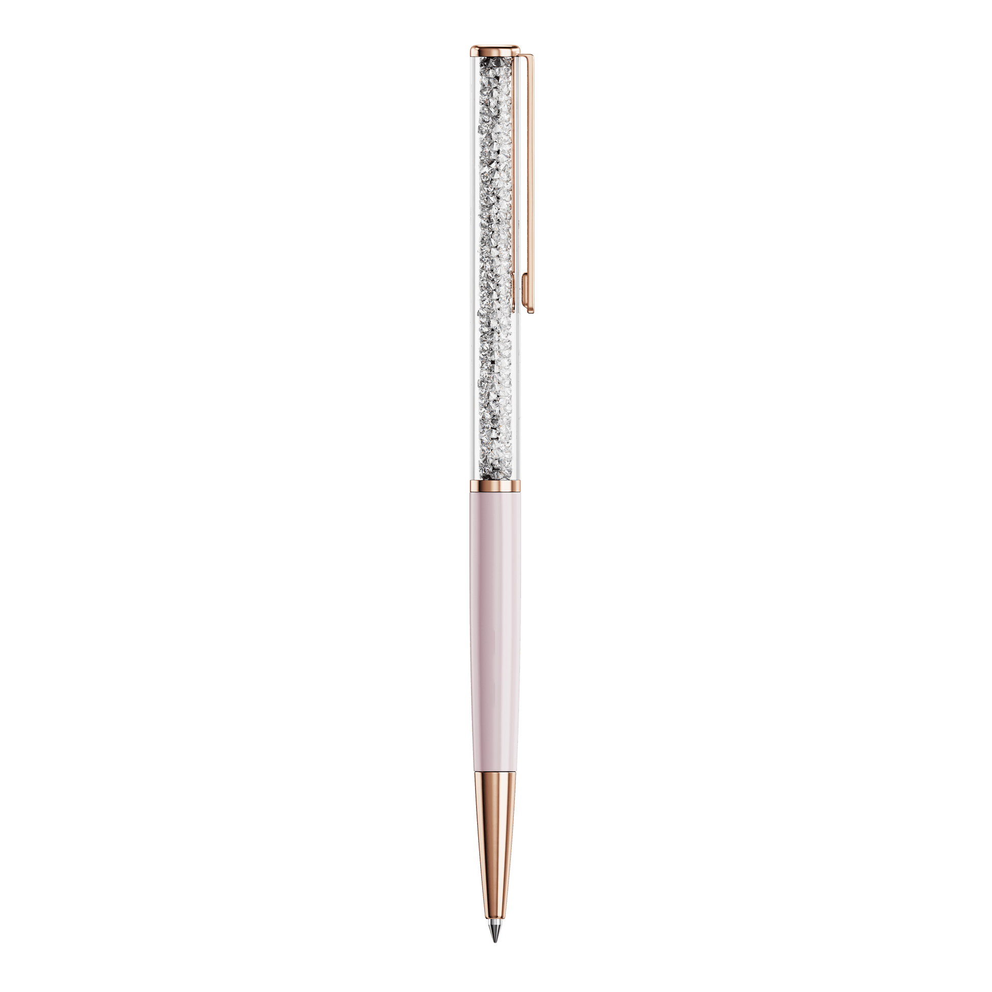 Crystalline ballpoint pen, Pink, Pink lacquered, Rose gold-tone plated 5709614