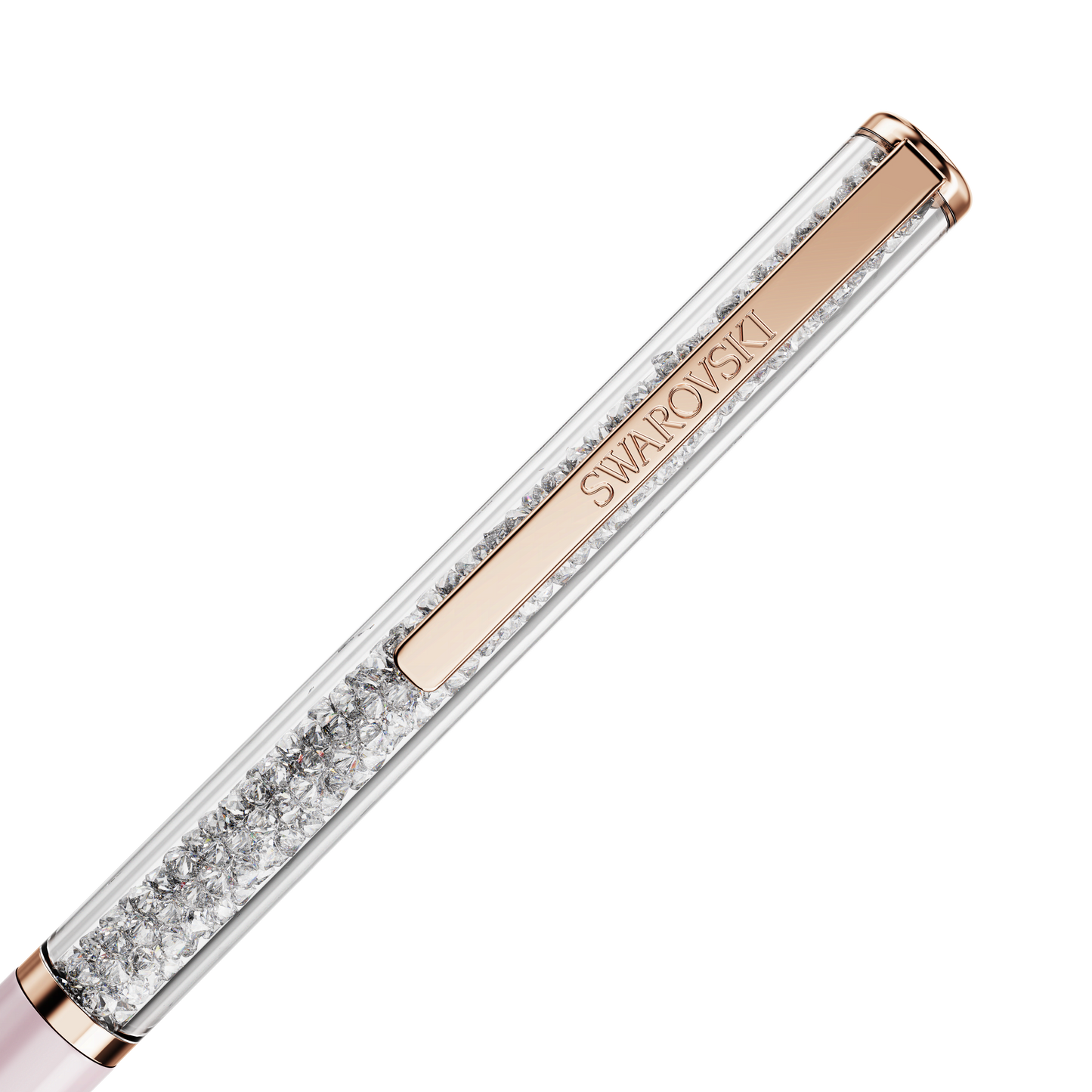 Crystalline ballpoint pen, Pink, Pink lacquered, Rose gold-tone plated 5709614