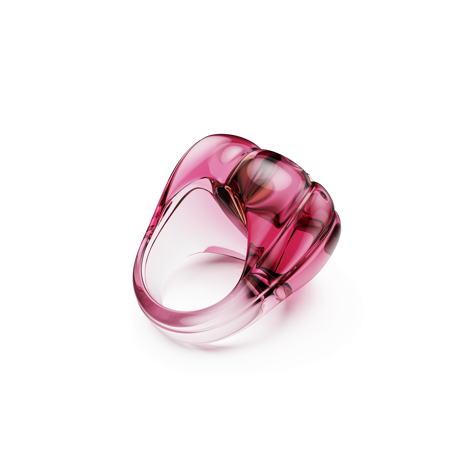 Dulcis cocktail ring, Heart cut, Pavé, Heart, Pink 5709996