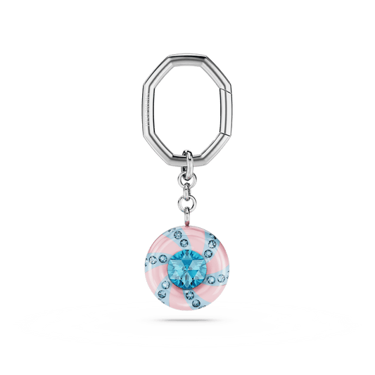 Key ring, Round cut, Multicolored, Rhodium plated 5713885