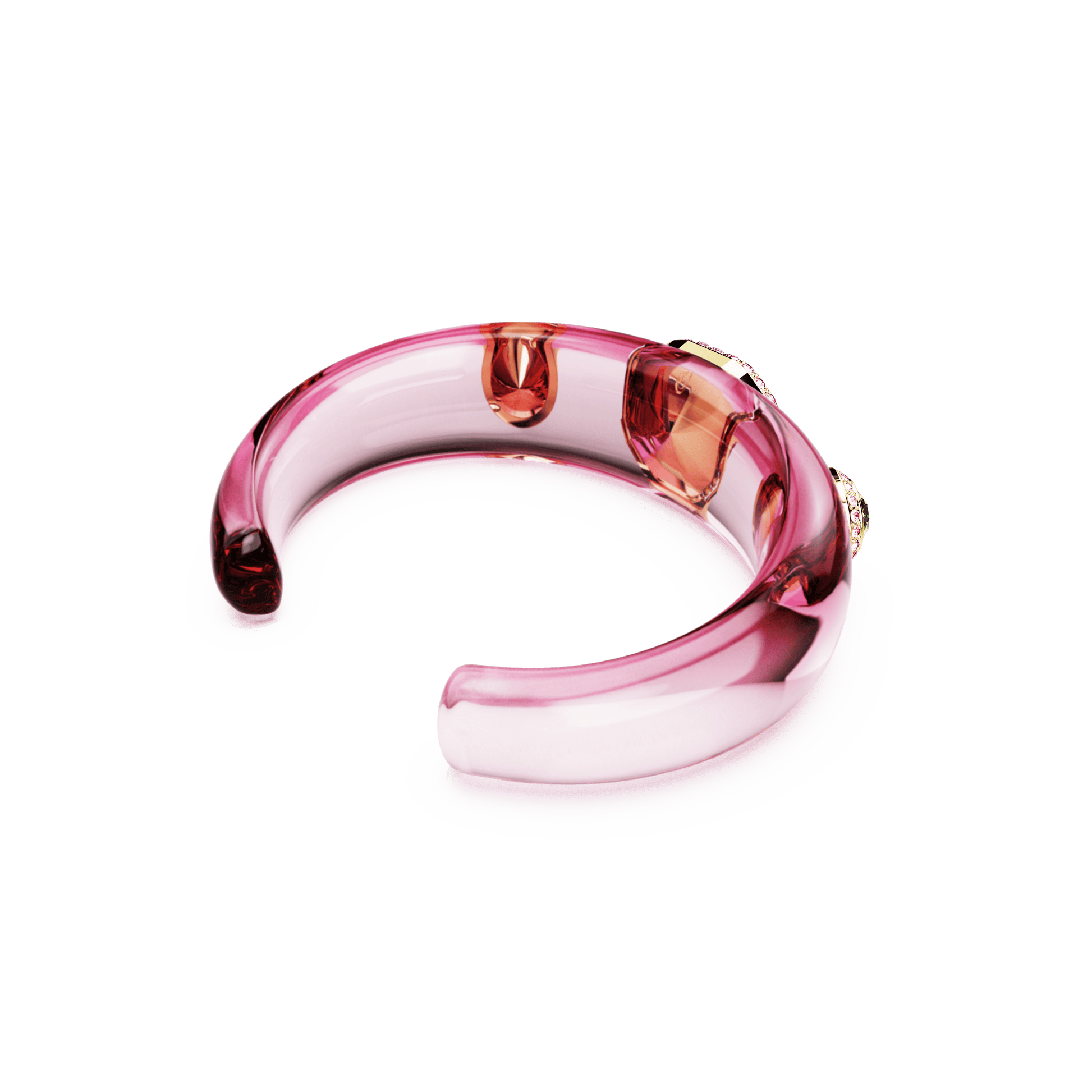 Dulcis cuff, Mixed cuts, Multicolored, Gold-tone plated 5714384