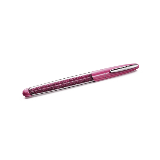 Crystalline rollerball pen, Pink, Chrome plated 5717141