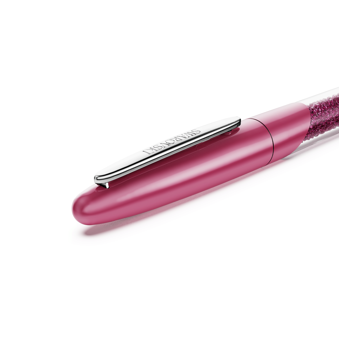 Crystalline rollerball pen, Pink, Chrome plated 5717141